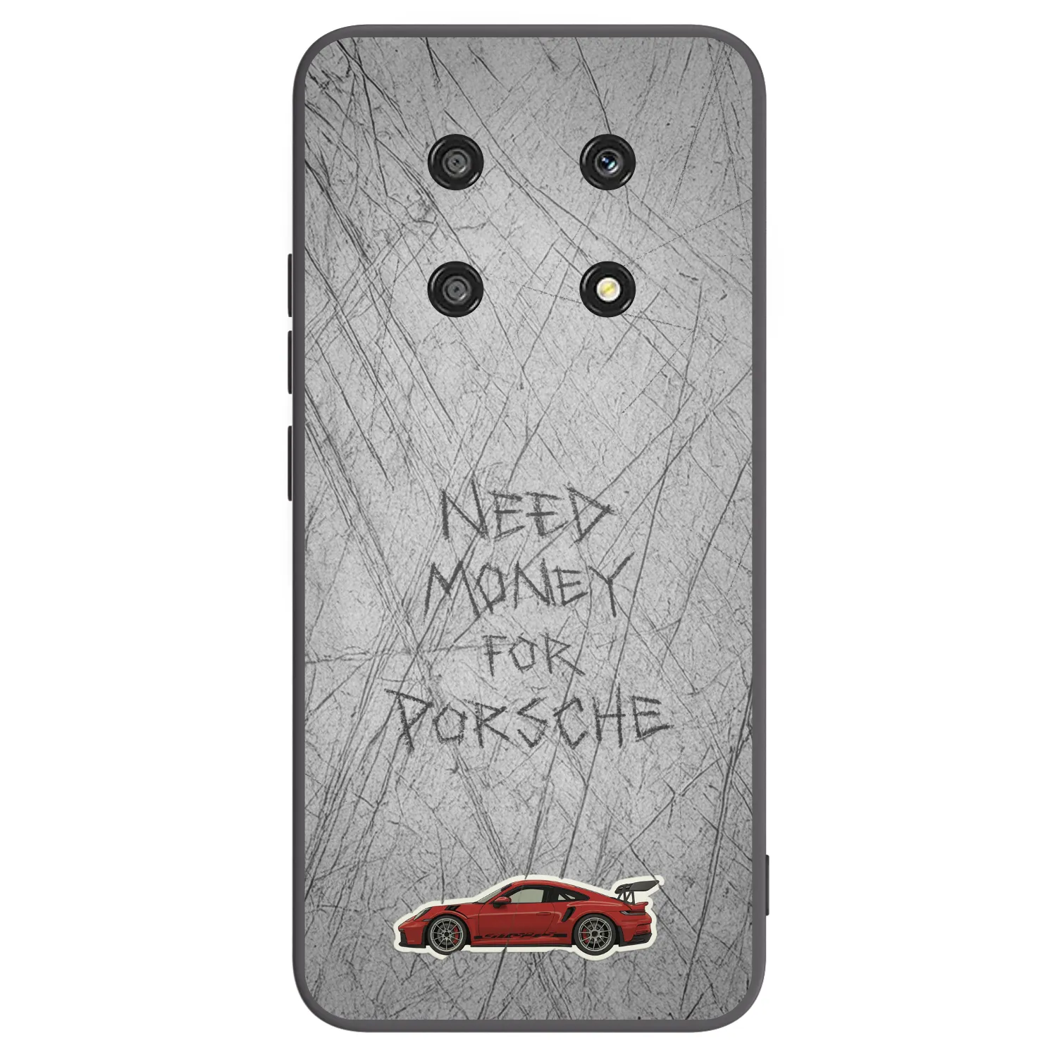 Picasee fekete szilikon tok az alábbi mobiltelefonokra Honor Magic4 Lite 5G - Garage Scratch