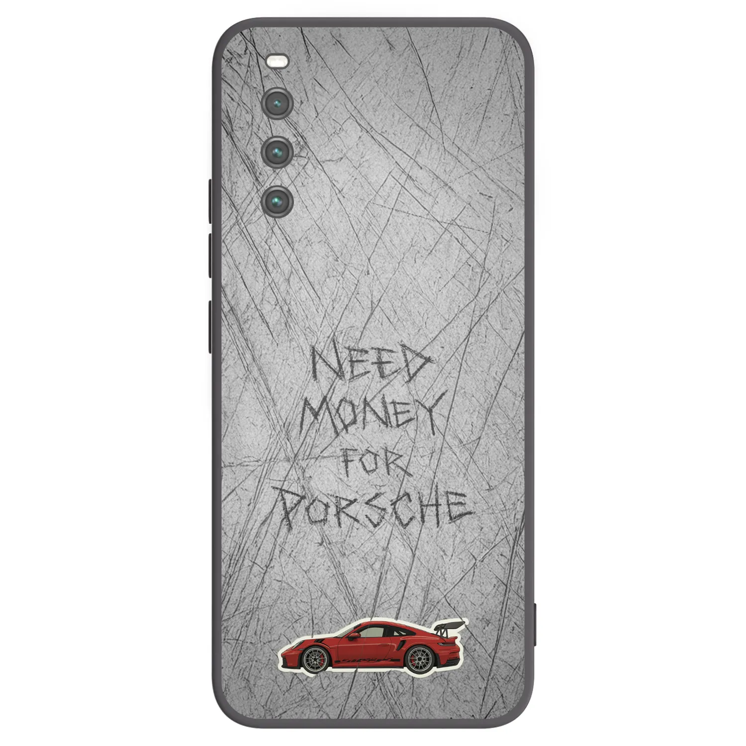 Picasee fekete szilikon tok az alábbi mobiltelefonokra Sony Xperia 10 IV 5G - Garage Scratch