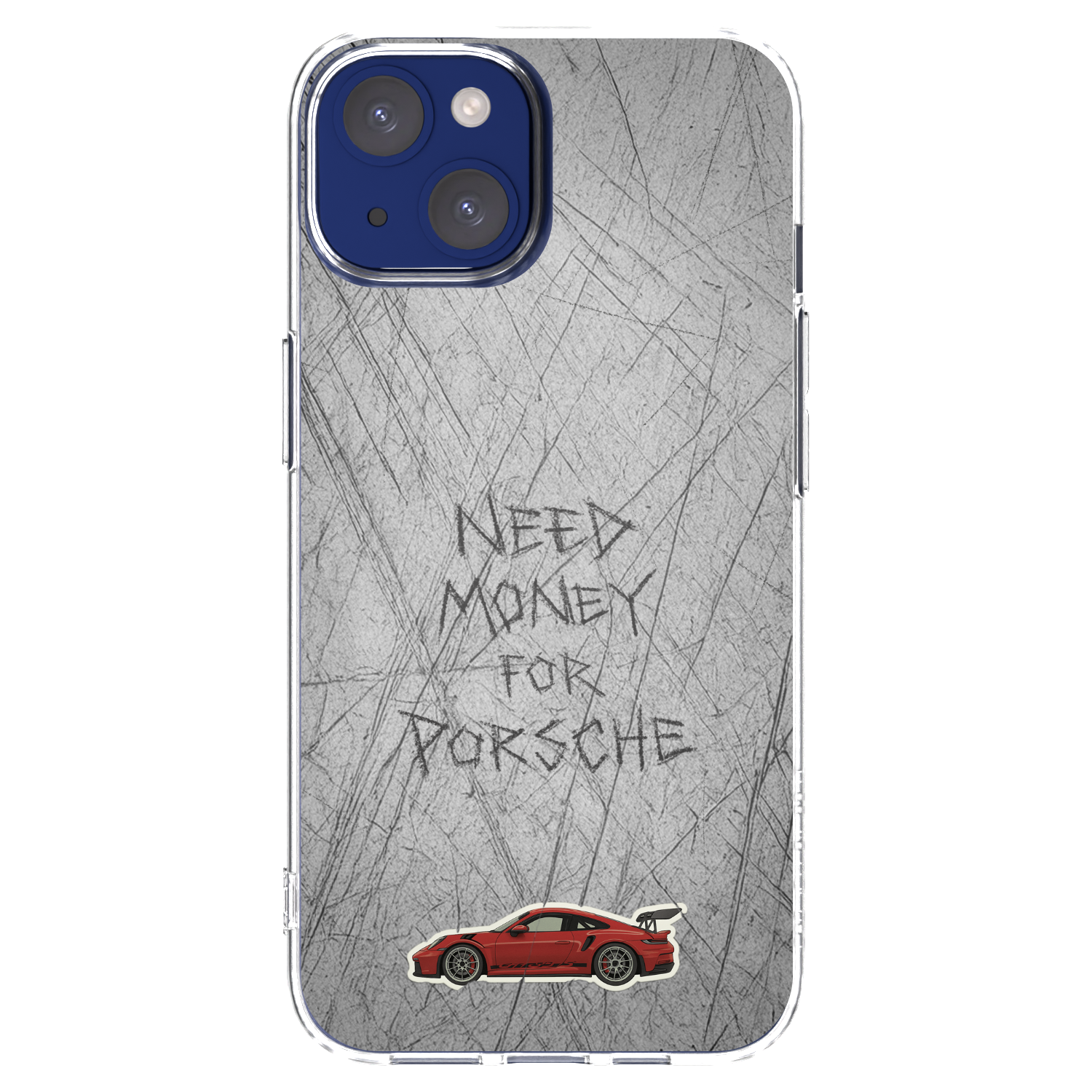 Picasee átlátszó szilikon tok az alábbi mobiltelefonokra Apple iPhone 14 - Garage Scratch