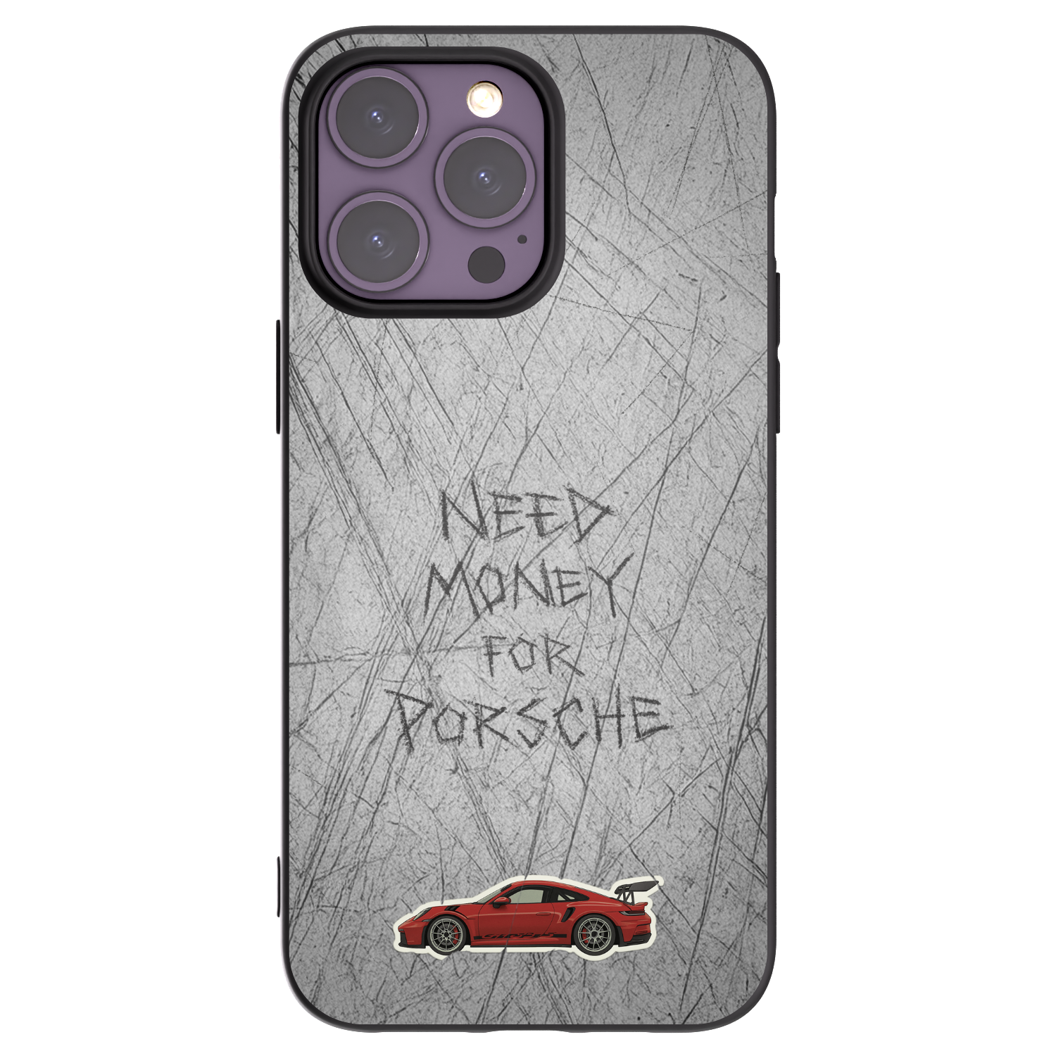 Picasee fekete szilikon tok az alábbi mobiltelefonokra Apple iPhone 14 Pro Max - Garage Scratch