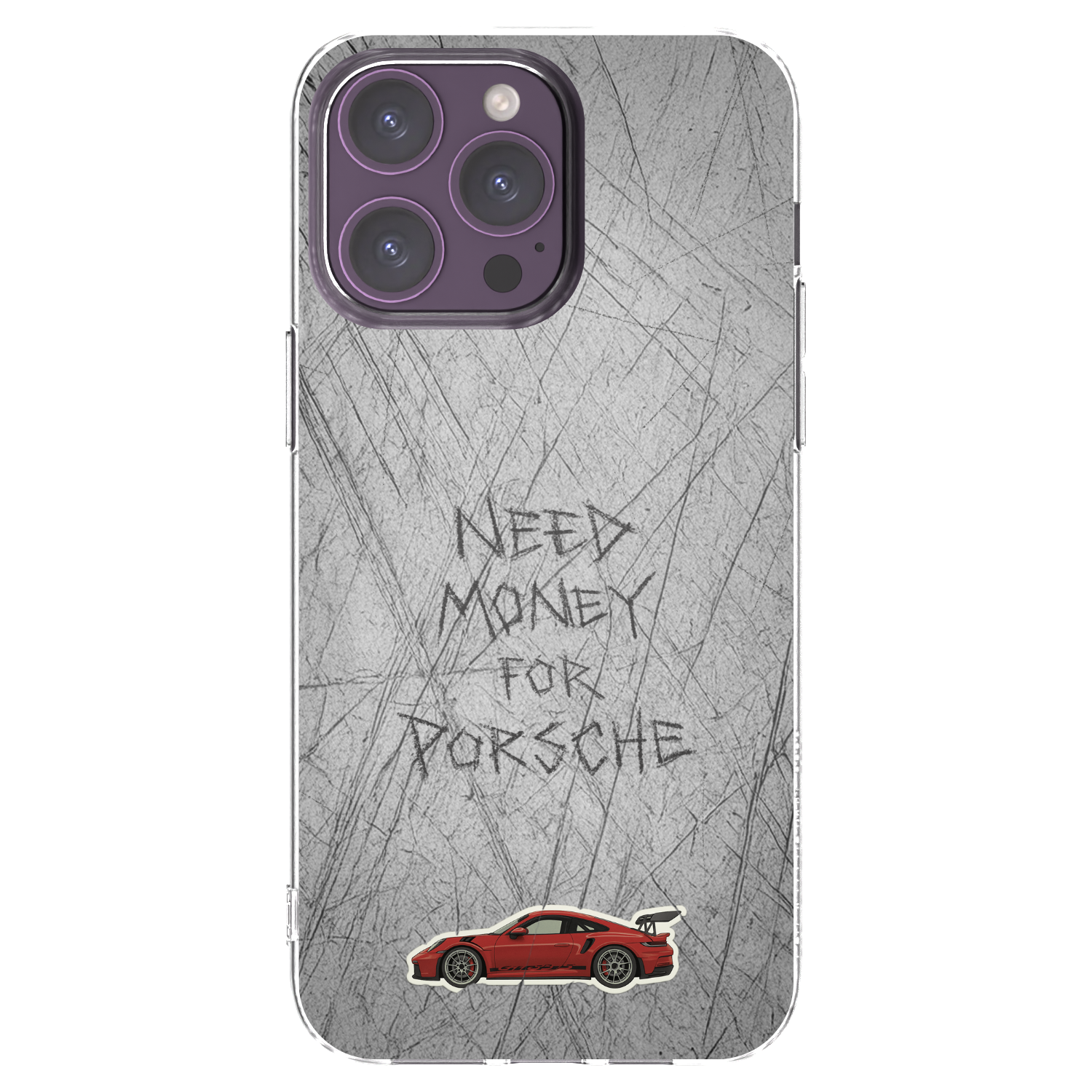 Picasee átlátszó szilikon tok az alábbi mobiltelefonokra Apple iPhone 14 Pro Max - Garage Scratch