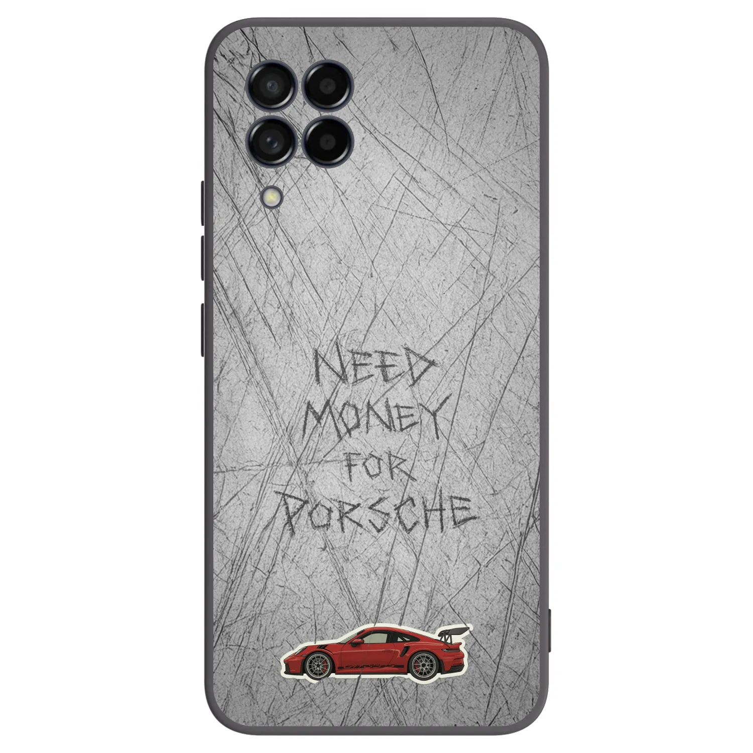 Picasee fekete szilikon tok az alábbi mobiltelefonokra Samsung Galaxy M53 5G - Garage Scratch