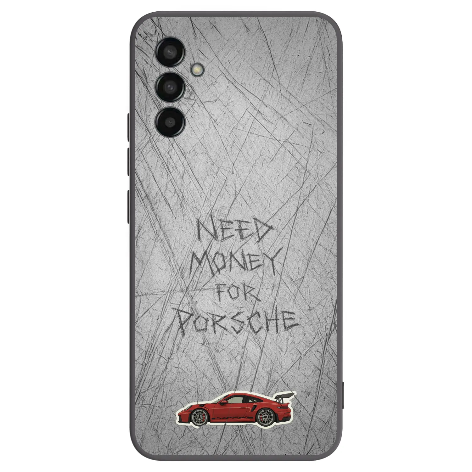 Picasee fekete szilikon tok az alábbi mobiltelefonokra Samsung Galaxy M13 M135F - Garage Scratch