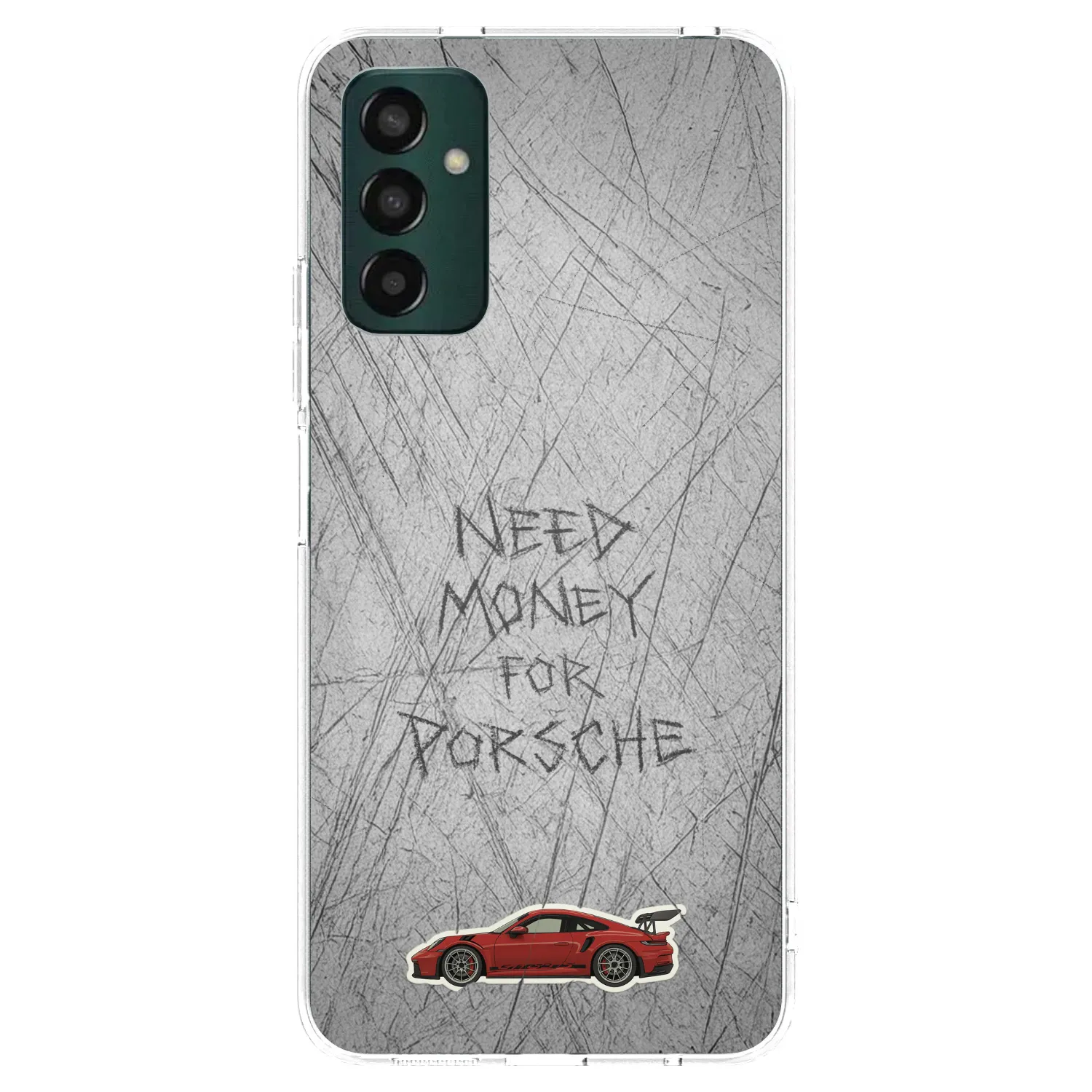 Picasee átlátszó szilikon tok az alábbi mobiltelefonokra Samsung Galaxy M13 M135F - Garage Scratch
