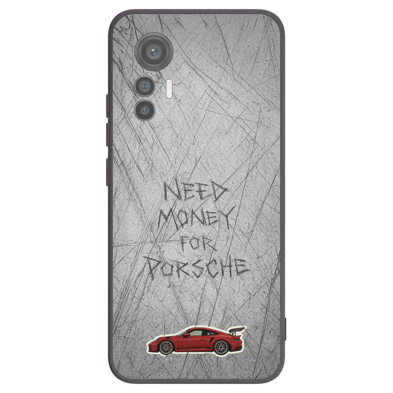 Picasee fekete szilikon tok az alábbi mobiltelefonokra Xiaomi 12 Lite - Garage Scratch