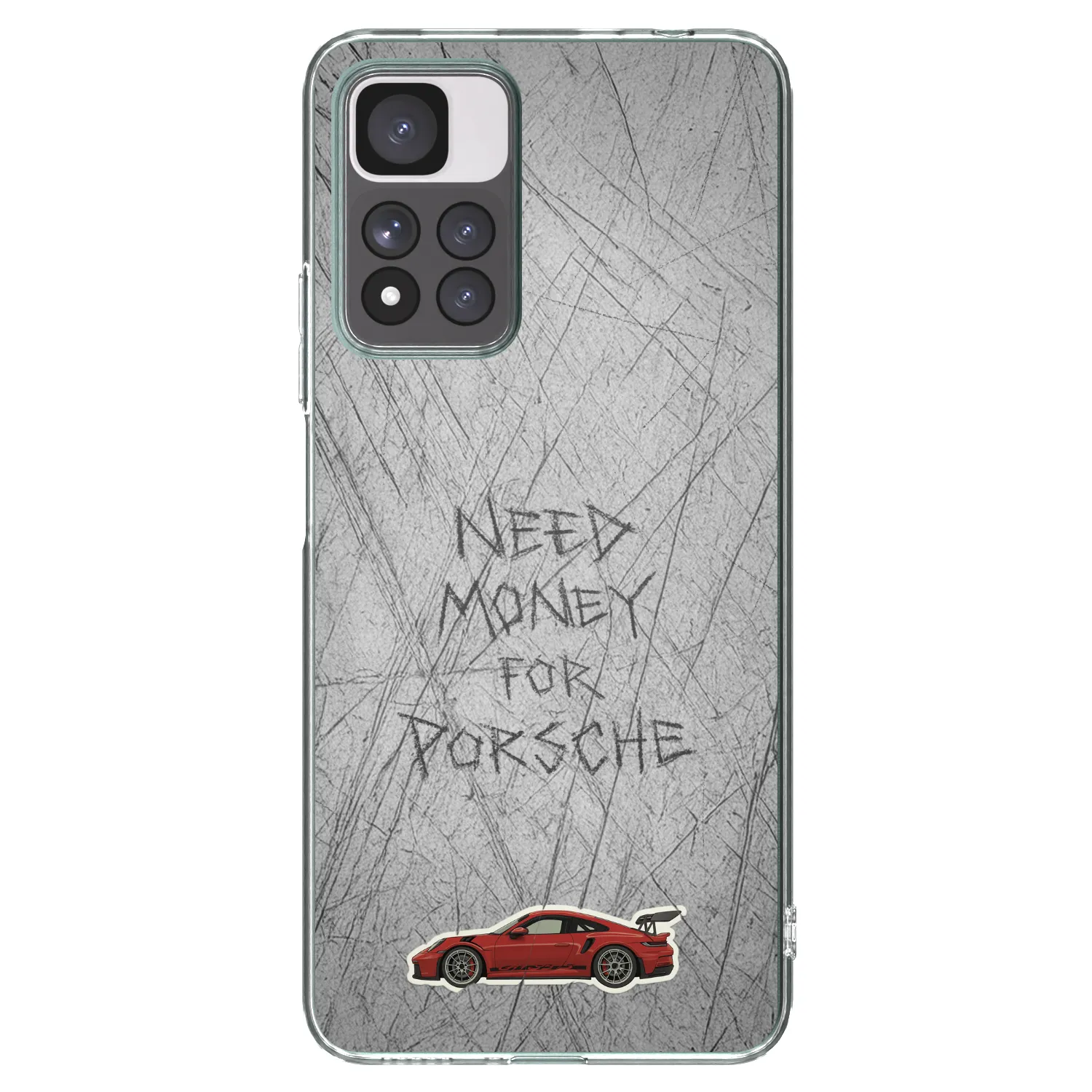 Picasee átlátszó szilikon tok az alábbi mobiltelefonokra Xiaomi Redmi Note 11 Pro+ 5G - Garage Scratch