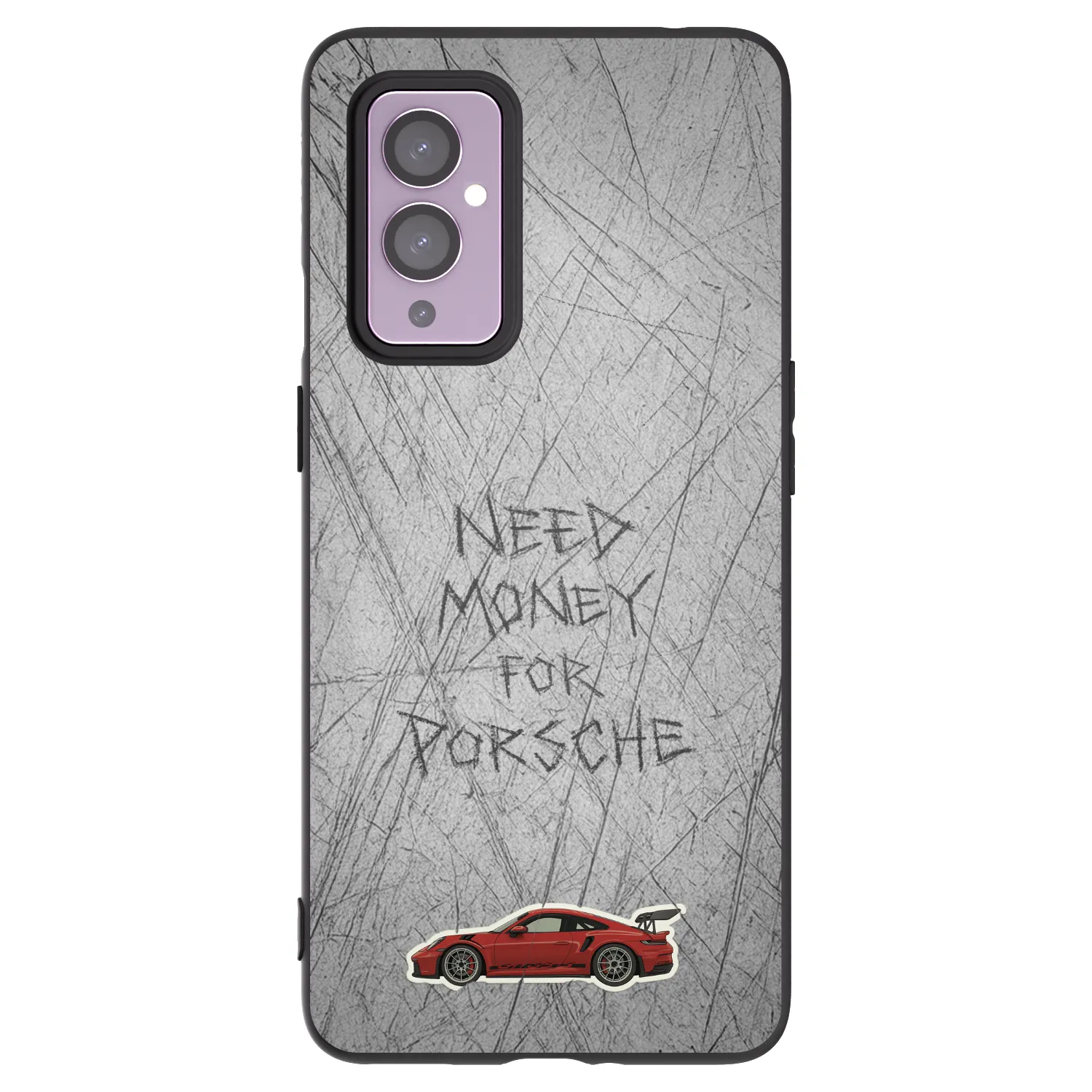 Picasee fekete szilikon tok az alábbi mobiltelefonokra OnePlus 9 - Garage Scratch