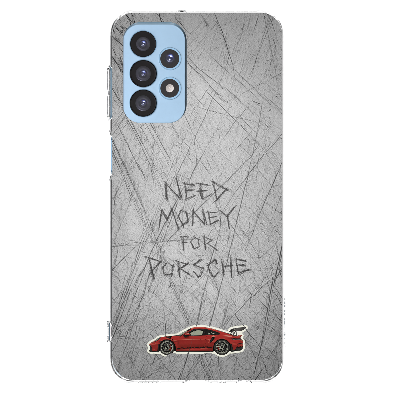 Picasee átlátszó szilikon tok az alábbi mobiltelefonokra Samsung Galaxy A23 A235F 4G - Garage Scratch