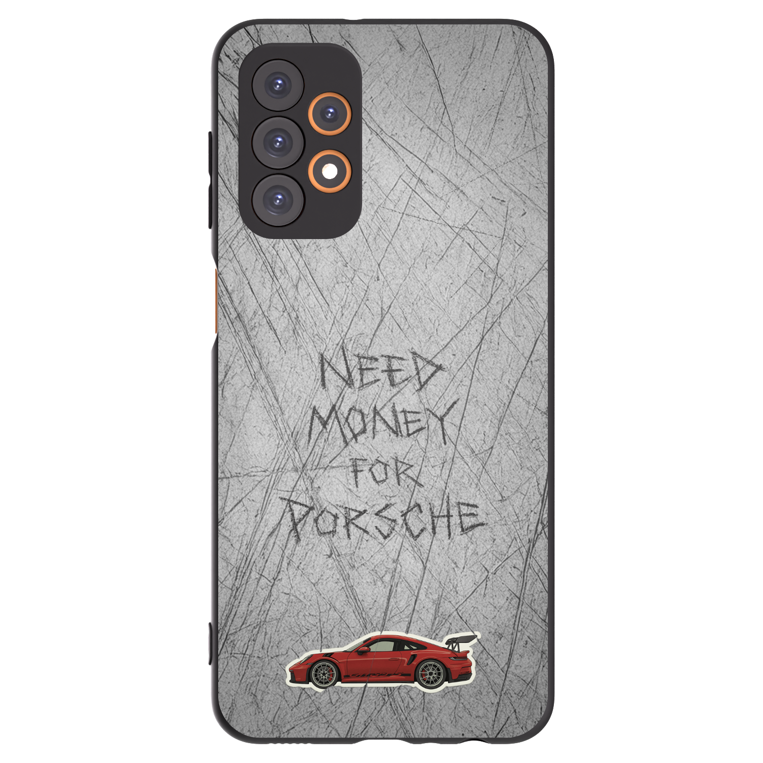 Picasee fekete szilikon tok az alábbi mobiltelefonokra Samsung Galaxy A23 A236B 5G - Garage Scratch