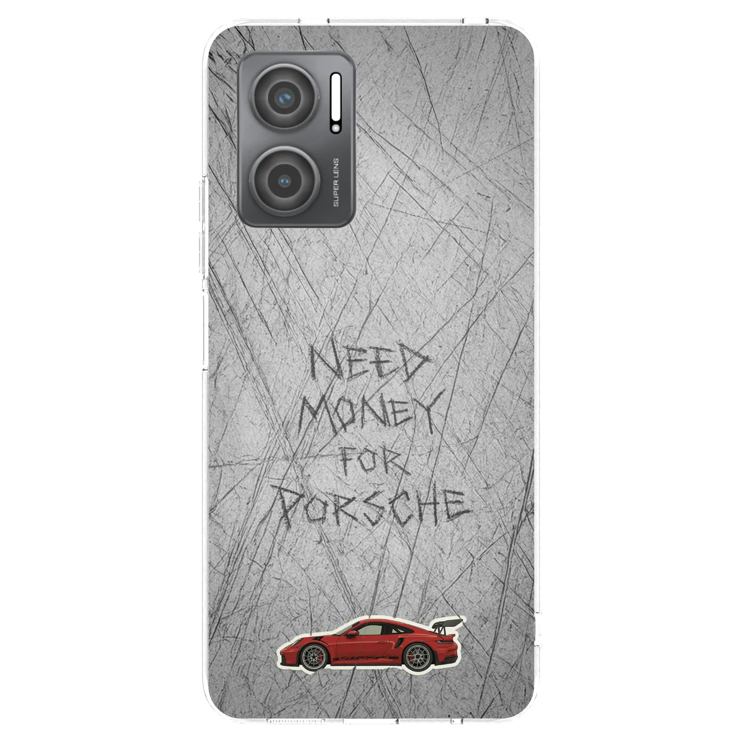 Picasee átlátszó szilikon tok az alábbi mobiltelefonokra Xiaomi Redmi 10 5G - Garage Scratch