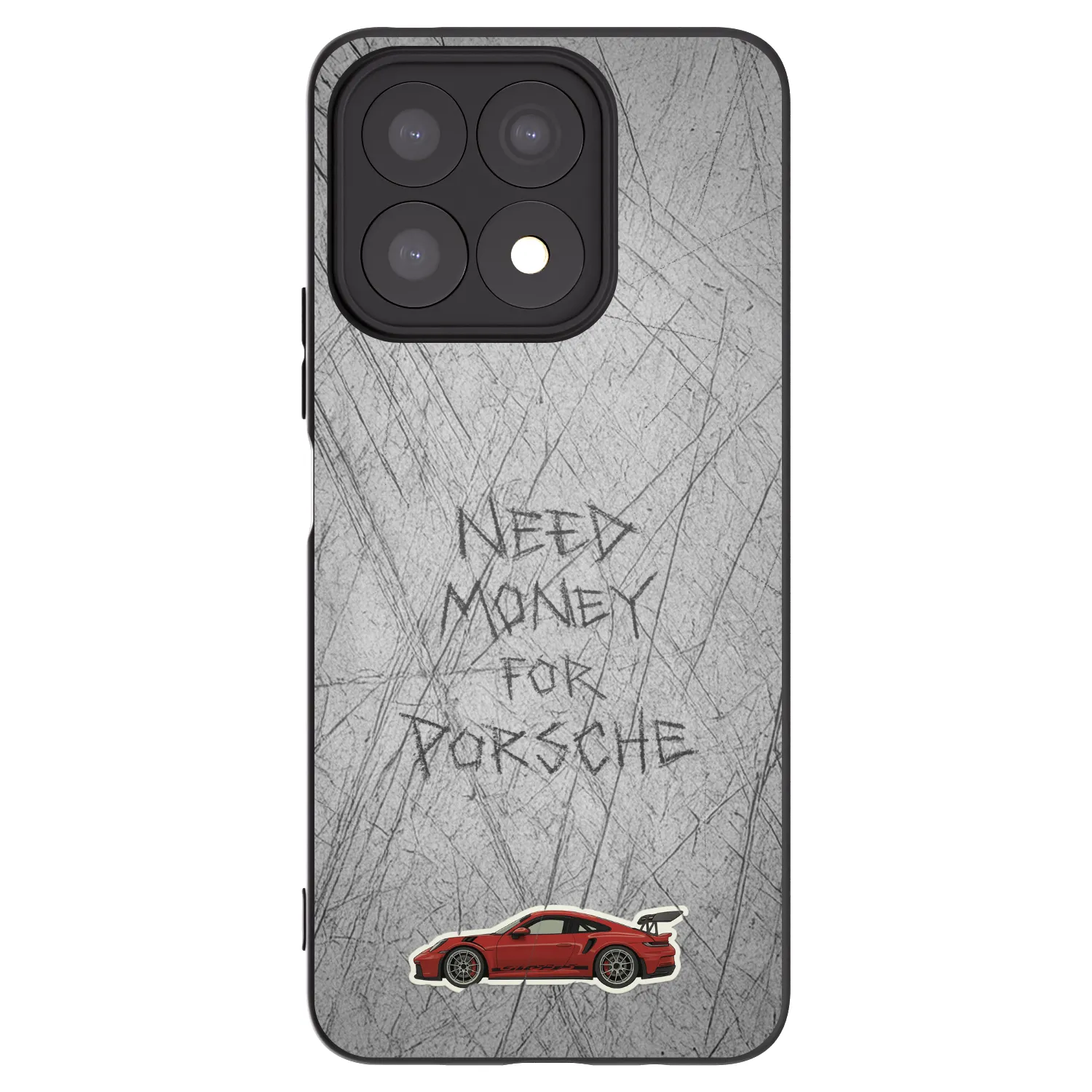 Picasee fekete szilikon tok az alábbi mobiltelefonokra Honor X8a - Garage Scratch