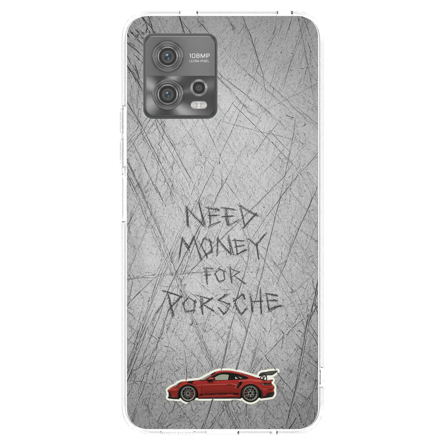Picasee átlátszó szilikon tok az alábbi mobiltelefonokra Motorola Moto G72 - Garage Scratch