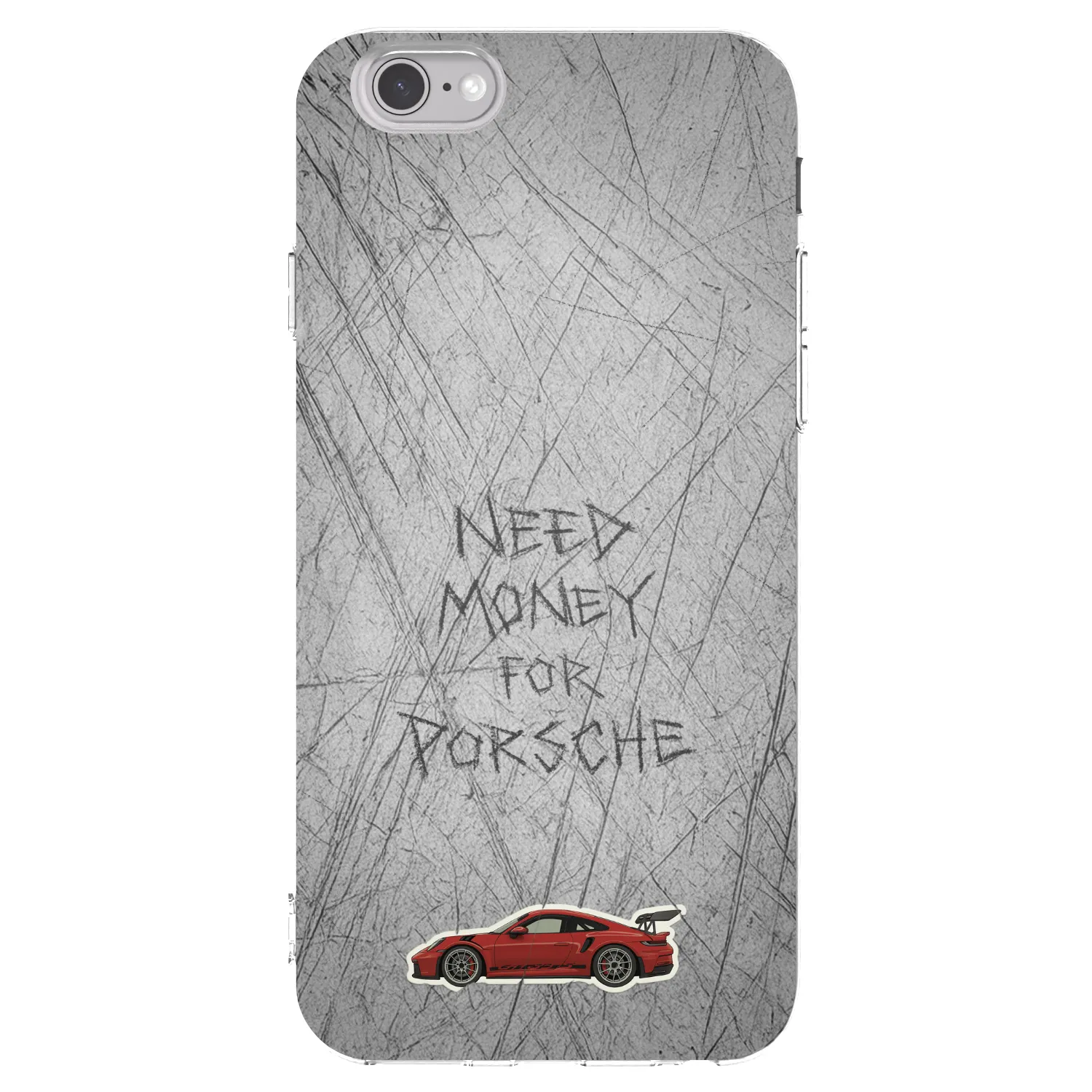 Picasee átlátszó szilikon tok az alábbi mobiltelefonokra Apple iPhone 6/6S - Garage Scratch