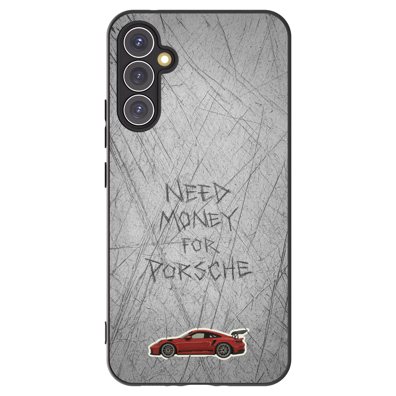 Picasee fekete szilikon tok az alábbi mobiltelefonokra Samsung Galaxy A34 5G A346B - Garage Scratch
