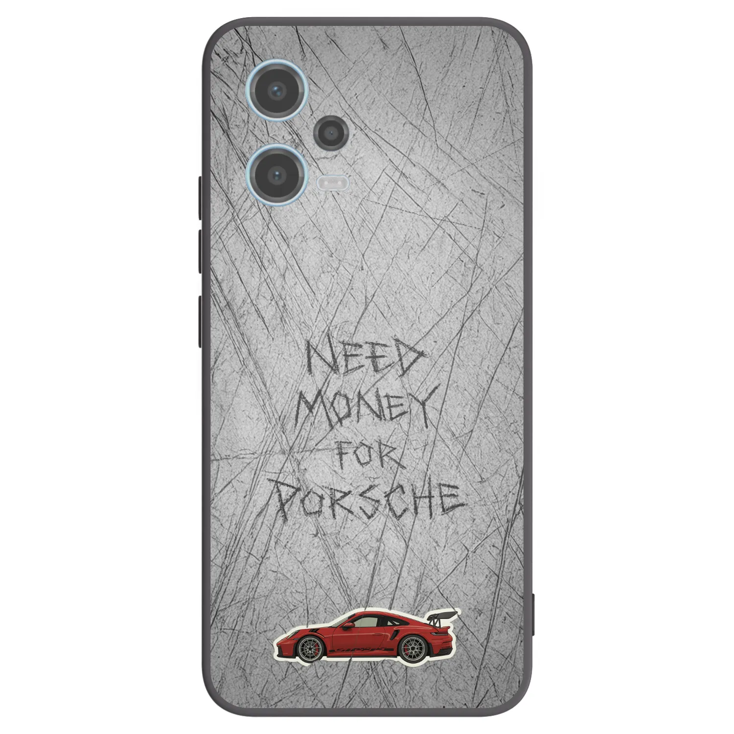 Picasee fekete szilikon tok az alábbi mobiltelefonokra Xiaomi Redmi Note 12 5G - Garage Scratch