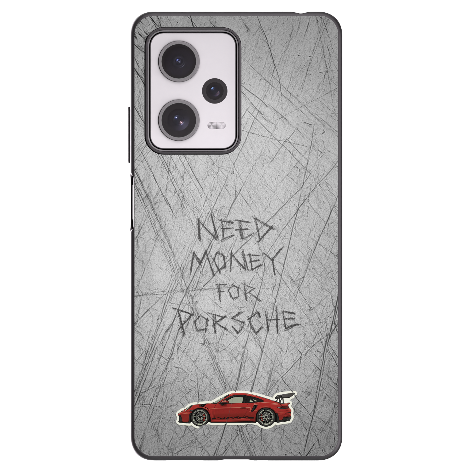 Picasee fekete szilikon tok az alábbi mobiltelefonokra Xiaomi Redmi Note 12 Pro+ 5G - Garage Scratch