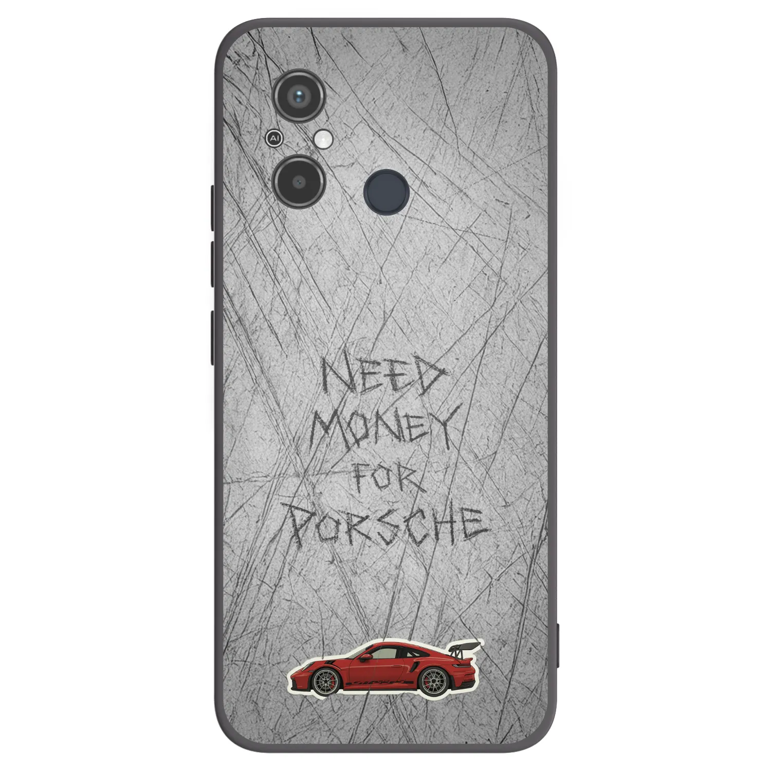 Picasee fekete szilikon tok az alábbi mobiltelefonokra Xiaomi Redmi 12C - Garage Scratch