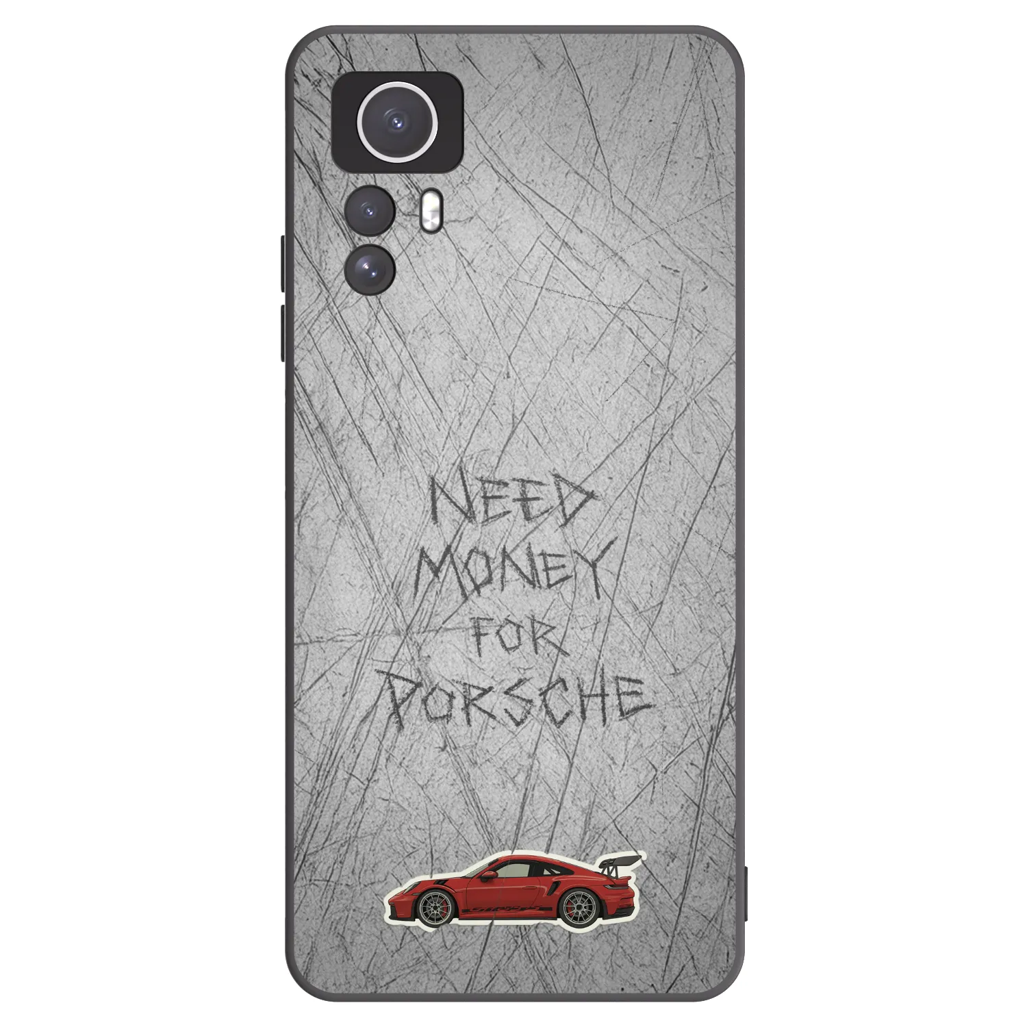 Picasee fekete szilikon tok az alábbi mobiltelefonokra Xiaomi Redmi Note 12S - Garage Scratch