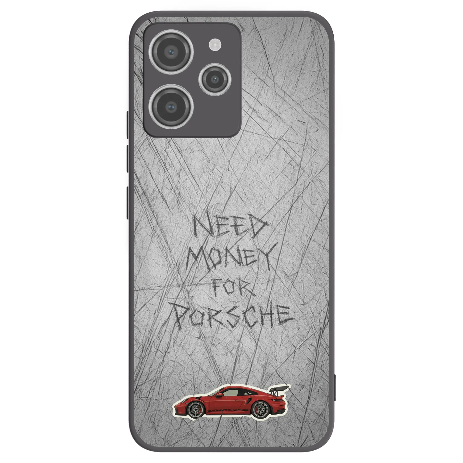 Picasee fekete szilikon tok az alábbi mobiltelefonokra Xiaomi Redmi 12 4G - Garage Scratch