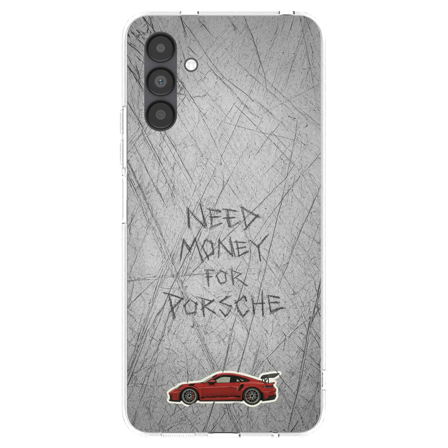 Picasee átlátszó szilikon tok az alábbi mobiltelefonokra Samsung Galaxy A04s A047F - Garage Scratch