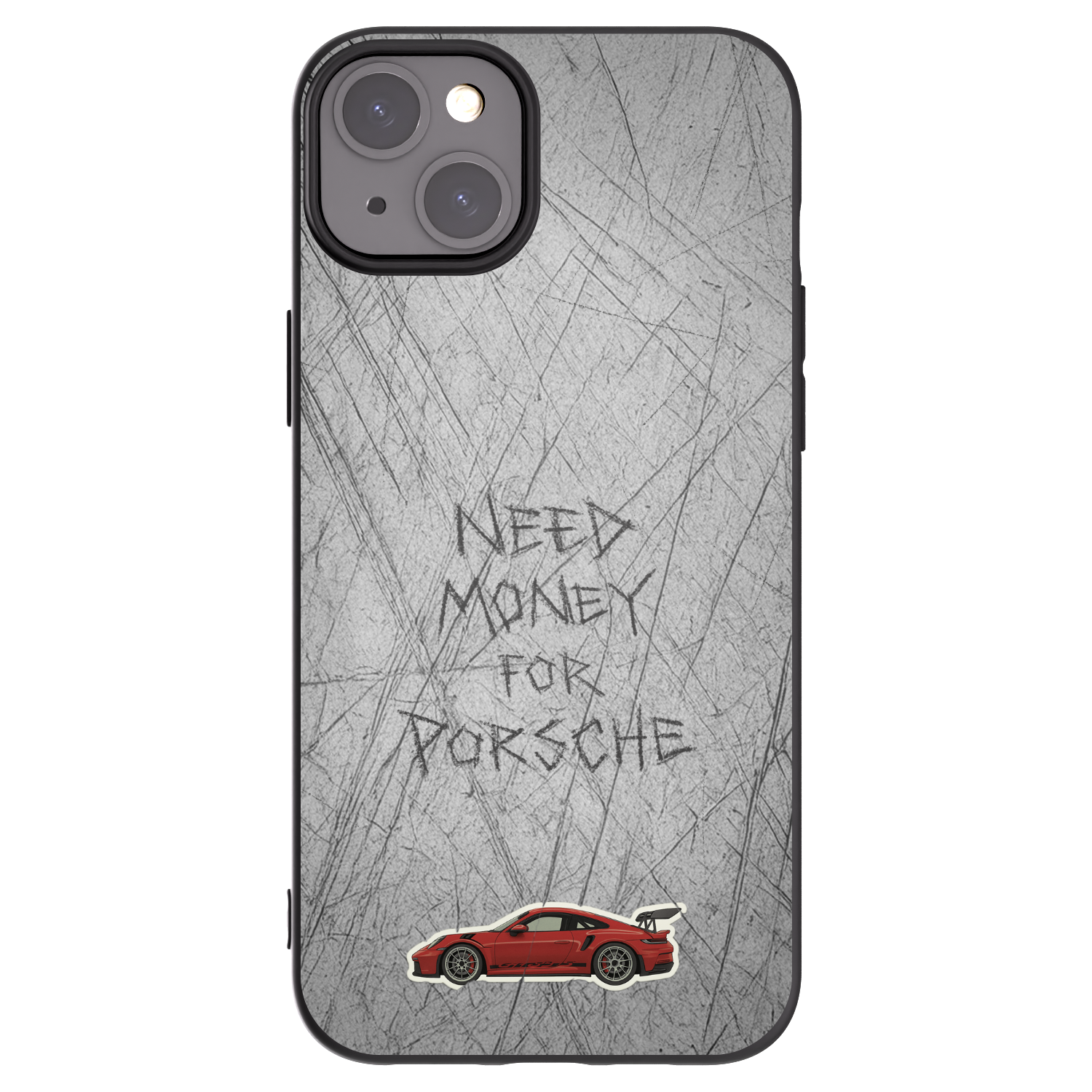 Picasee fekete szilikon tok az alábbi mobiltelefonokra Apple iPhone 15 Plus - Garage Scratch
