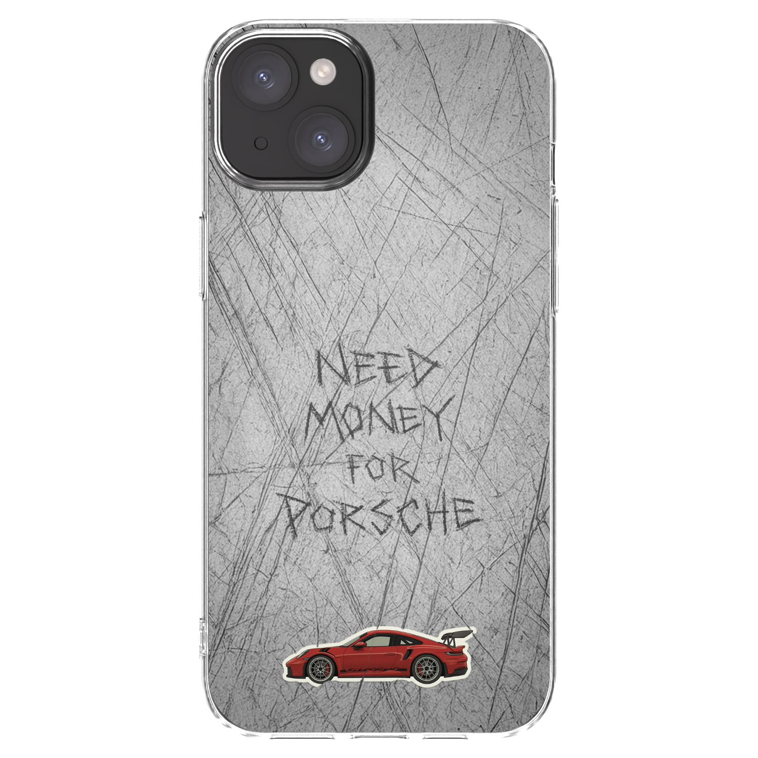 Picasee átlátszó szilikon tok az alábbi mobiltelefonokra Apple iPhone 15 Plus - Garage Scratch