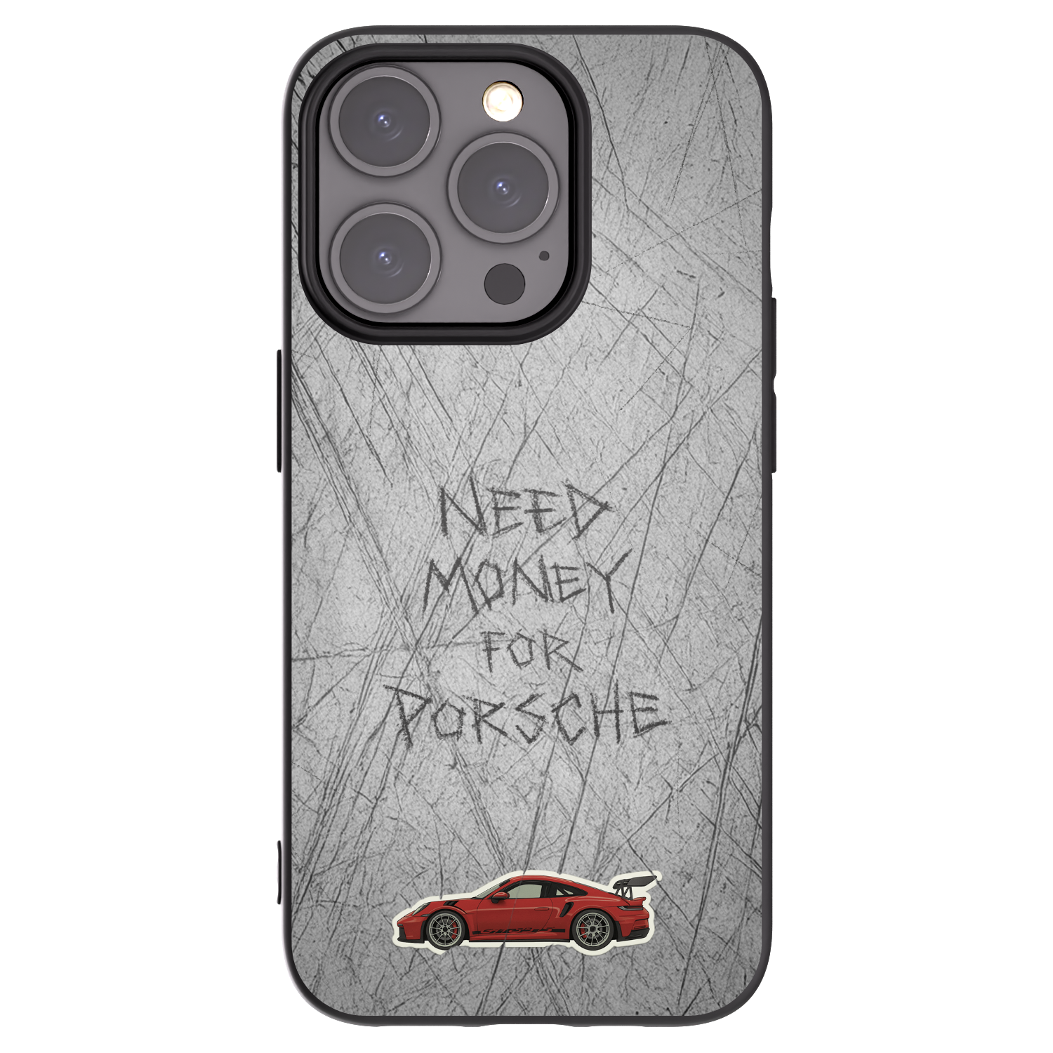 Picasee fekete szilikon tok az alábbi mobiltelefonokra Apple iPhone 15 Pro - Garage Scratch
