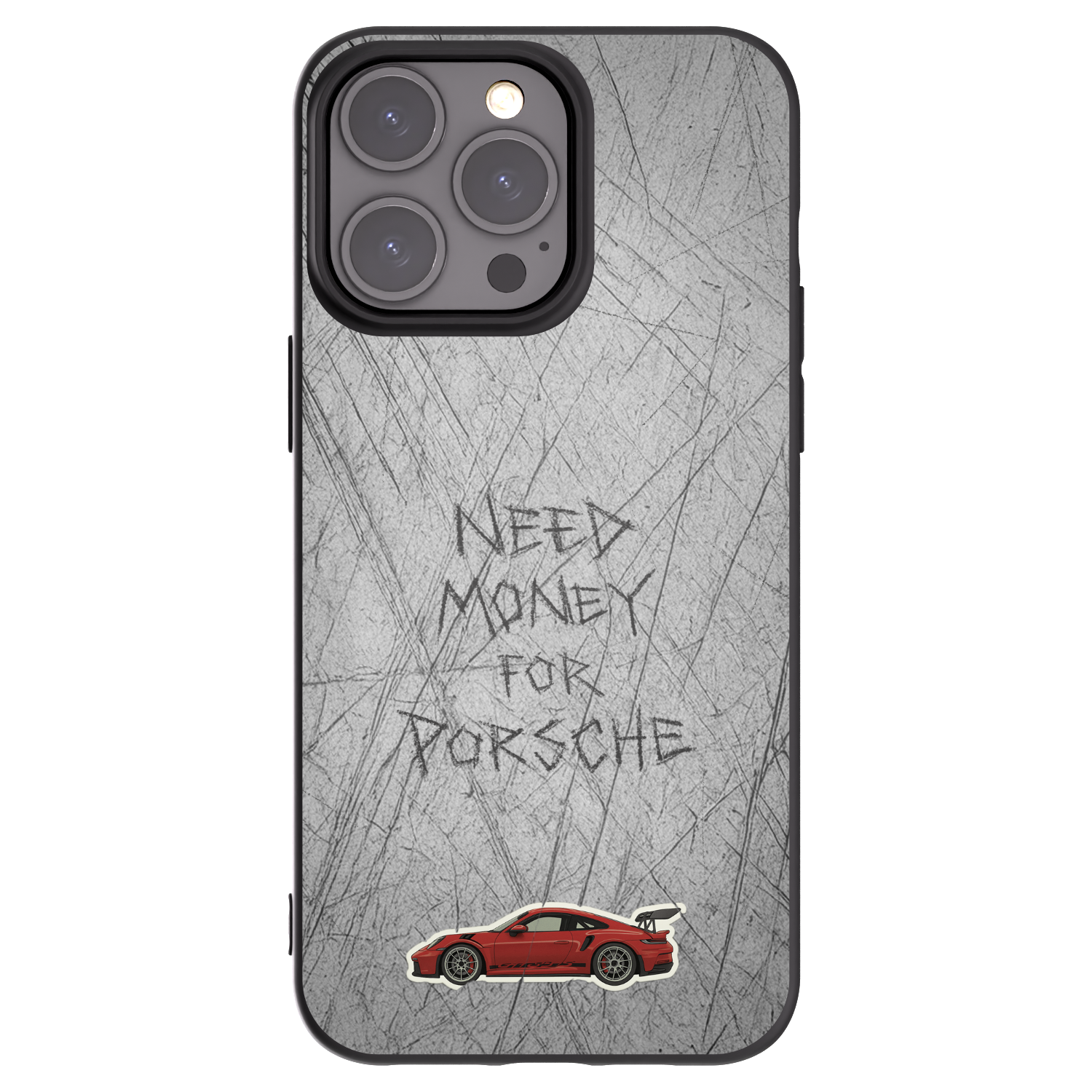 Picasee fekete szilikon tok az alábbi mobiltelefonokra Apple iPhone 15 Pro Max - Garage Scratch