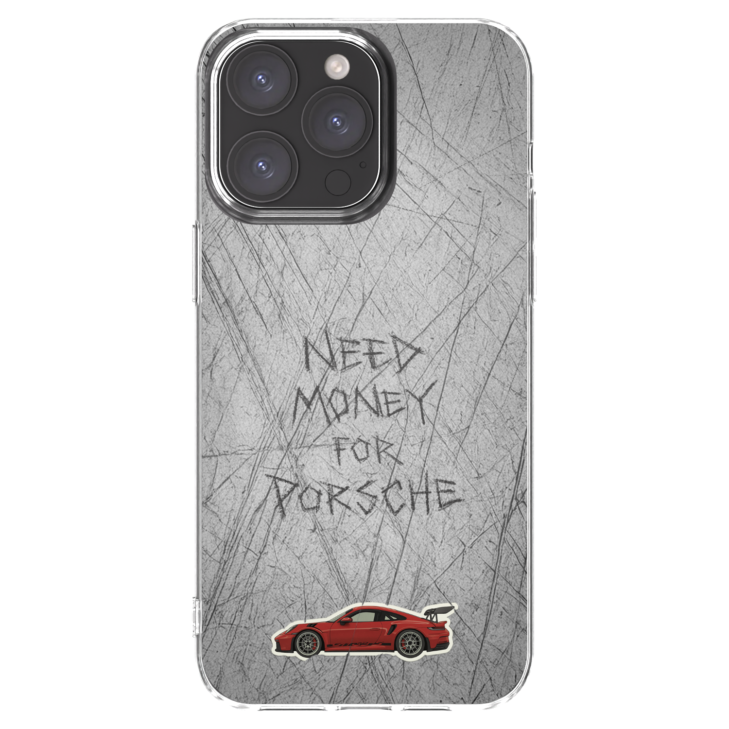 Picasee átlátszó szilikon tok az alábbi mobiltelefonokra Apple iPhone 15 Pro Max - Garage Scratch
