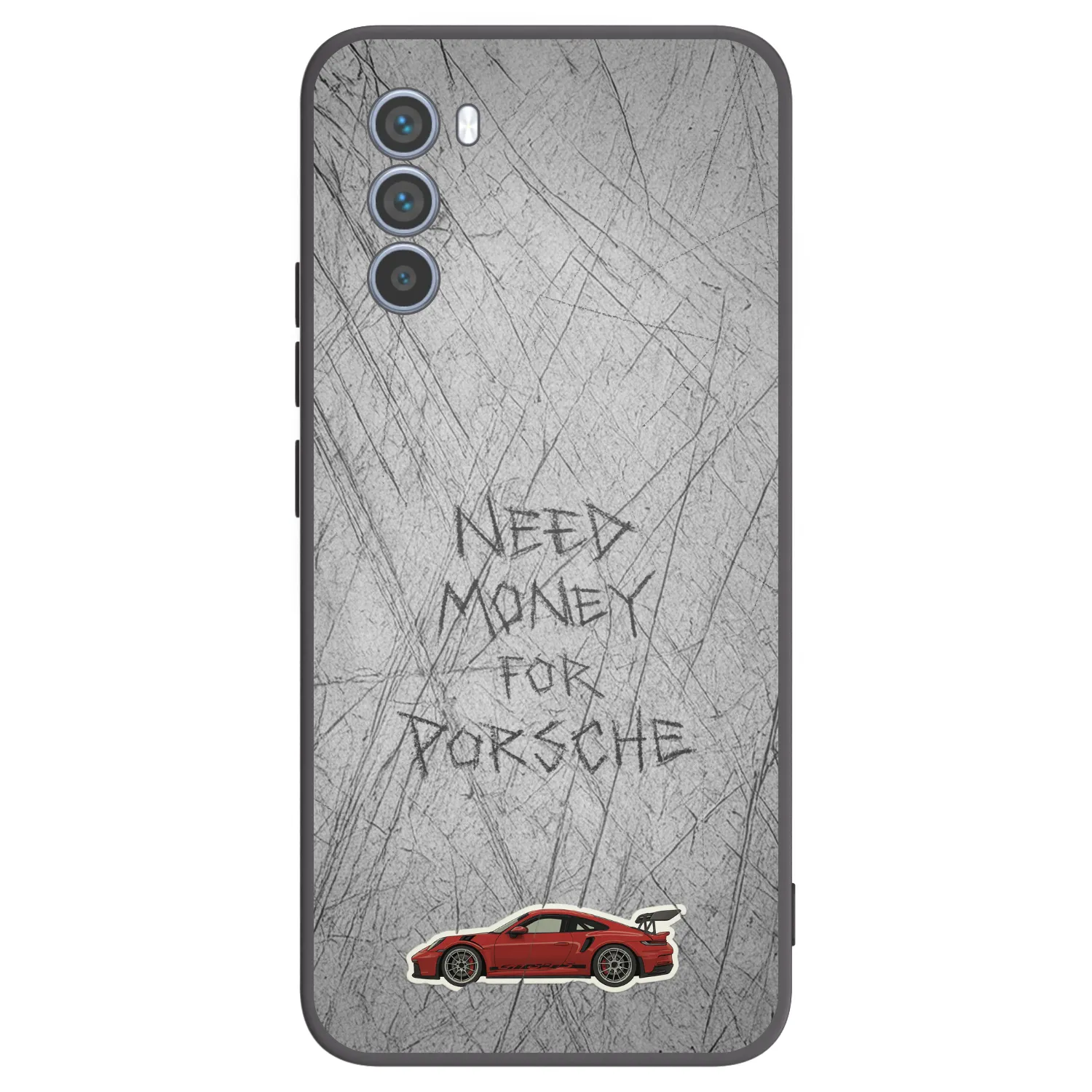 Picasee fekete szilikon tok az alábbi mobiltelefonokra Motorola Moto G62 - Garage Scratch