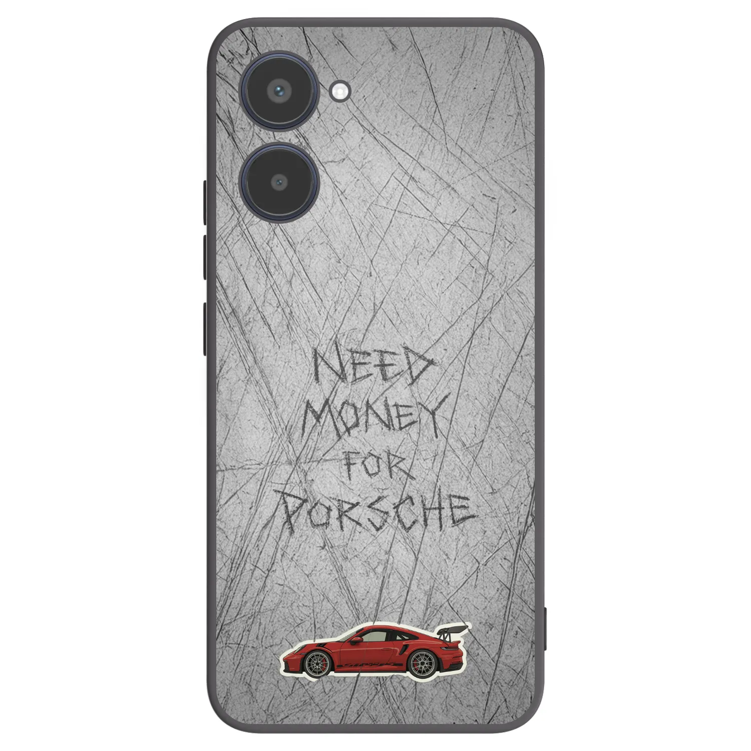 Picasee fekete szilikon tok az alábbi mobiltelefonokra Realme 10 4G - Garage Scratch
