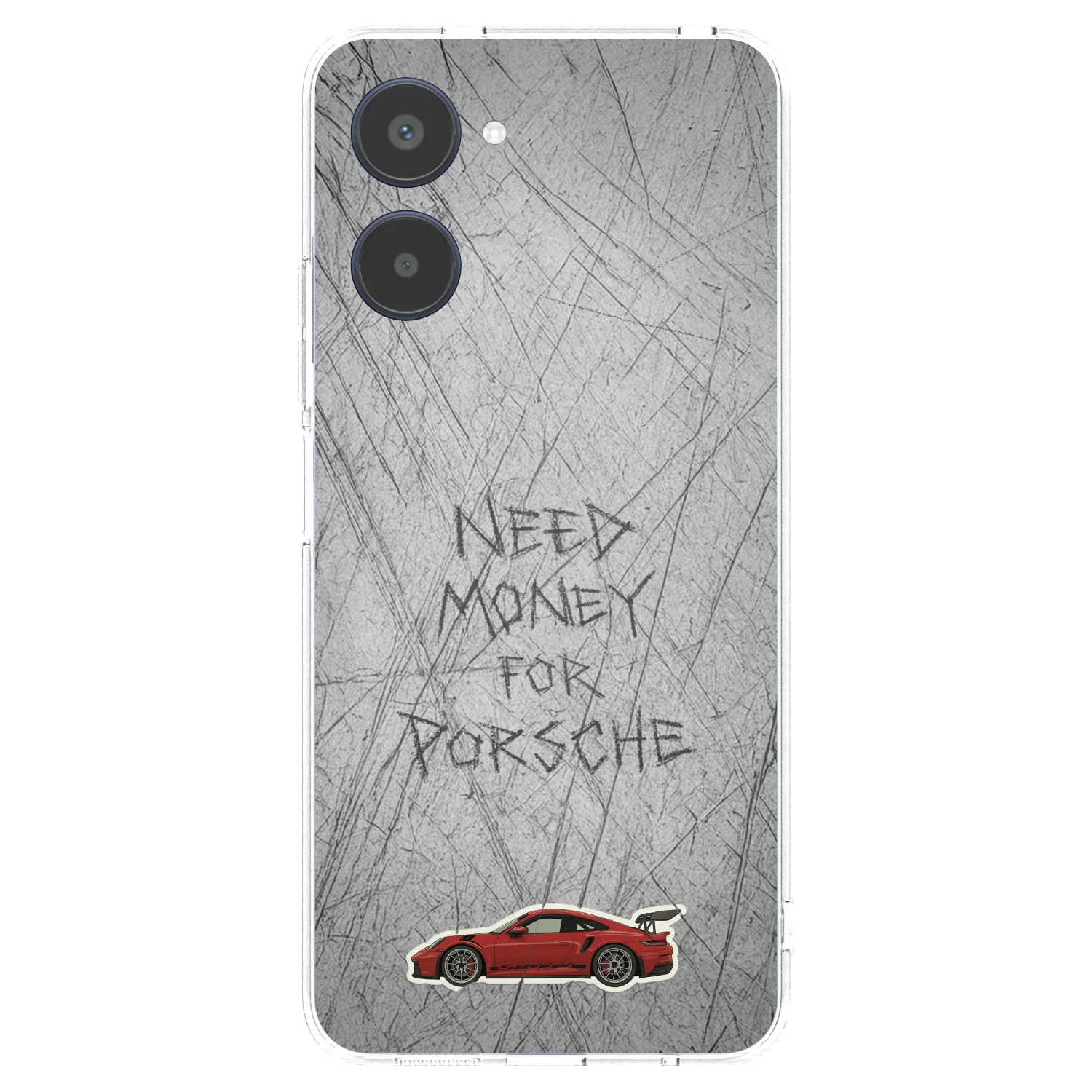 Picasee átlátszó szilikon tok az alábbi mobiltelefonokra Realme 10 4G - Garage Scratch
