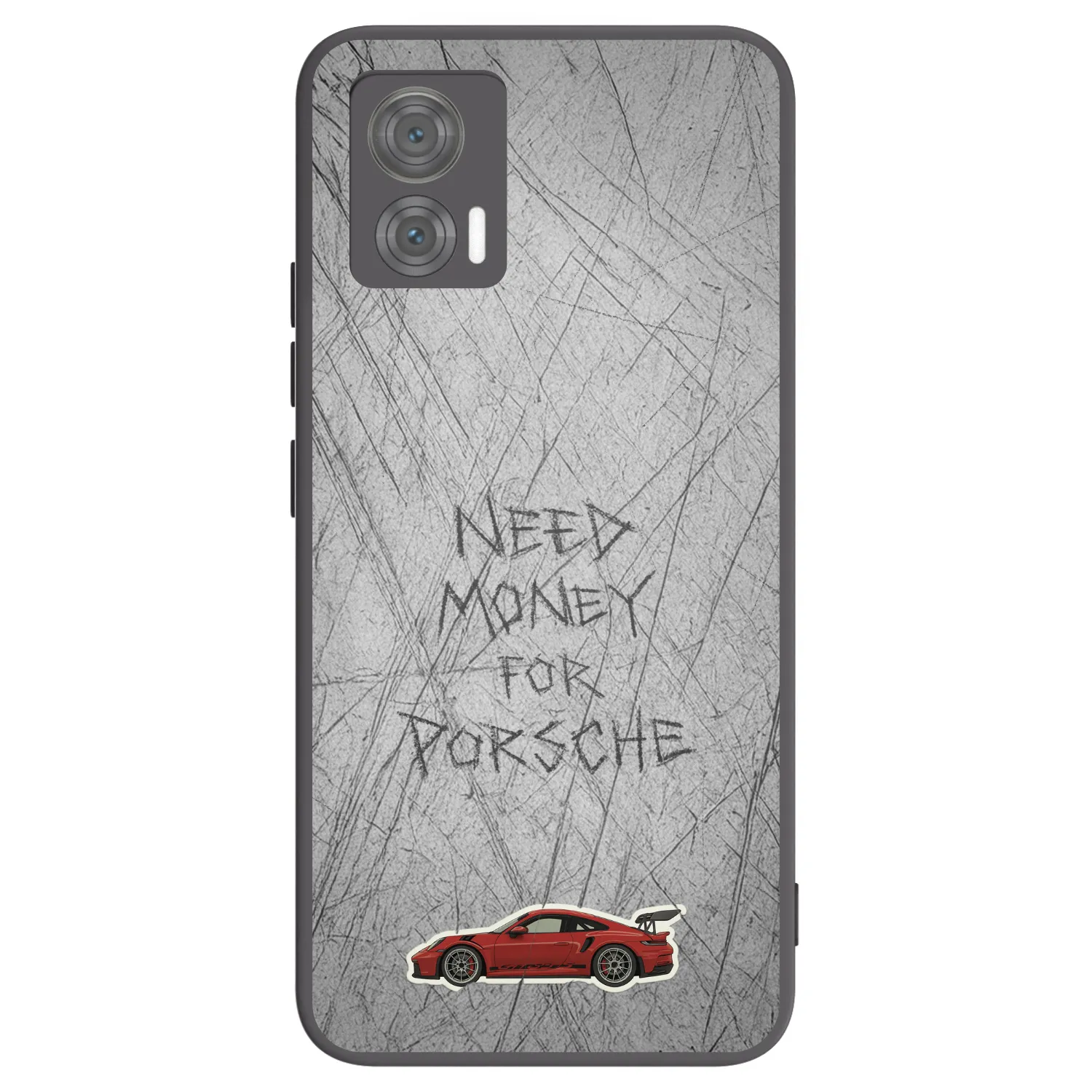 Picasee fekete szilikon tok az alábbi mobiltelefonokra Motorola Edge 30 Neo - Garage Scratch