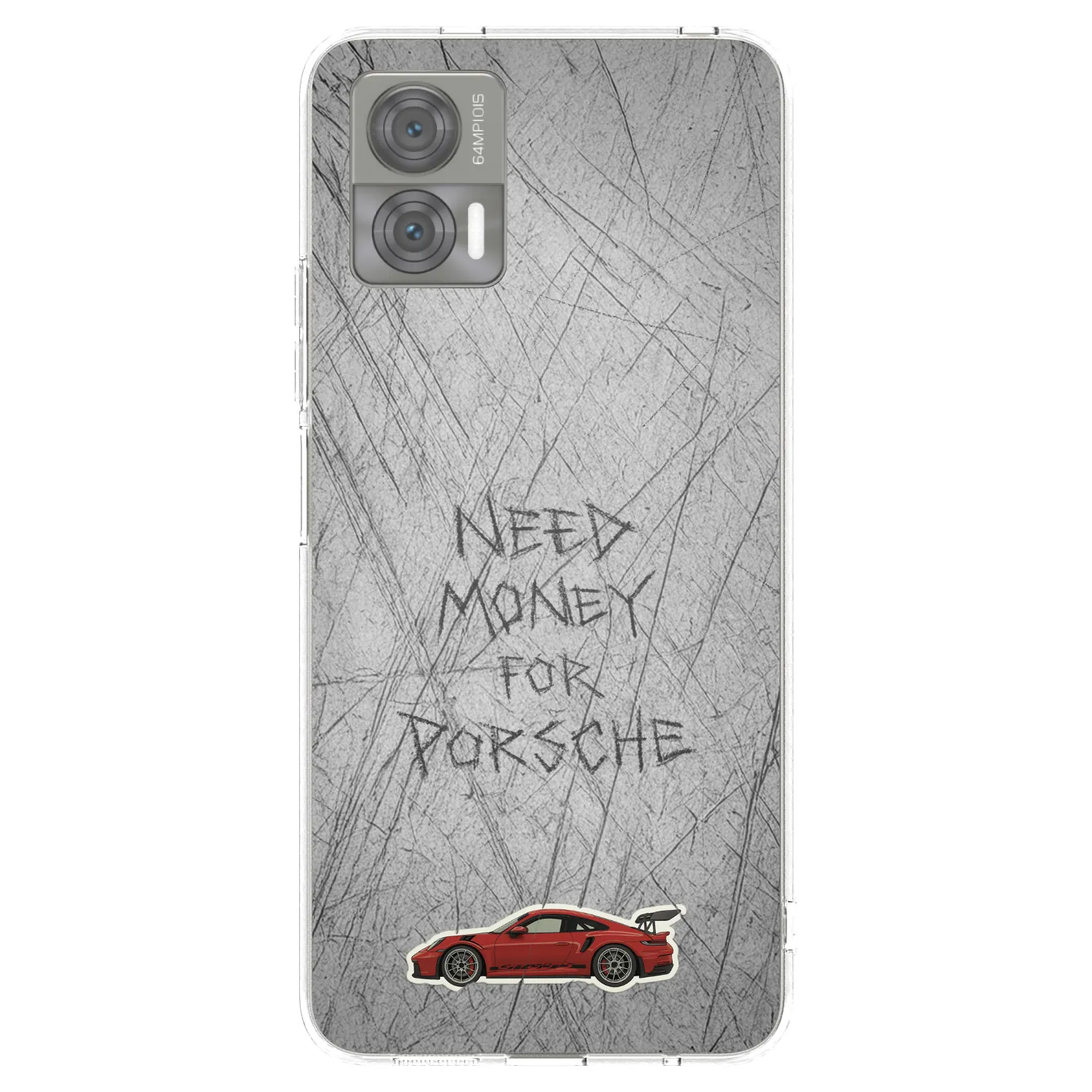 Picasee átlátszó szilikon tok az alábbi mobiltelefonokra Motorola Edge 30 Neo - Garage Scratch