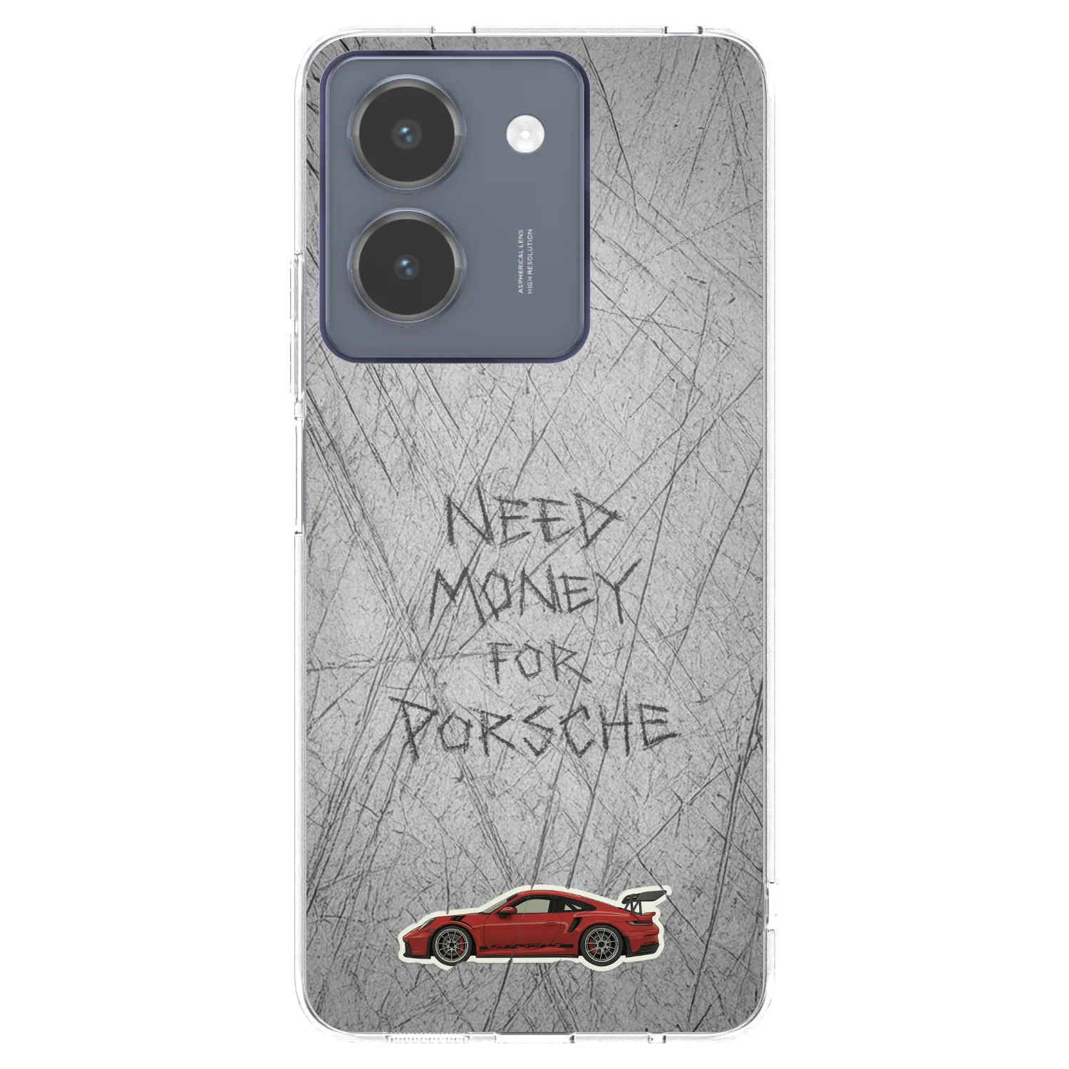 Picasee átlátszó szilikon tok az alábbi mobiltelefonokra Vivo Y36 4G - Garage Scratch