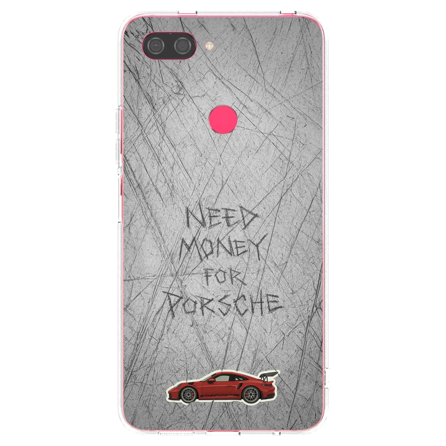 Picasee átlátszó szilikon tok az alábbi mobiltelefonokra Xiaomi Mi 8 Lite - Garage Scratch