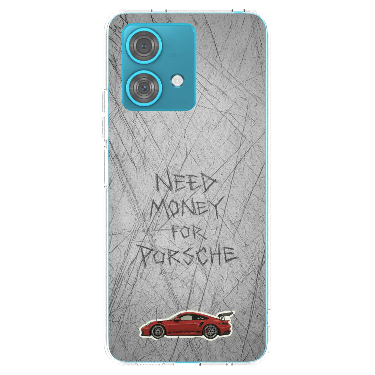 Picasee átlátszó szilikon tok az alábbi mobiltelefonokra Motorola Edge 40 Neo - Garage Scratch