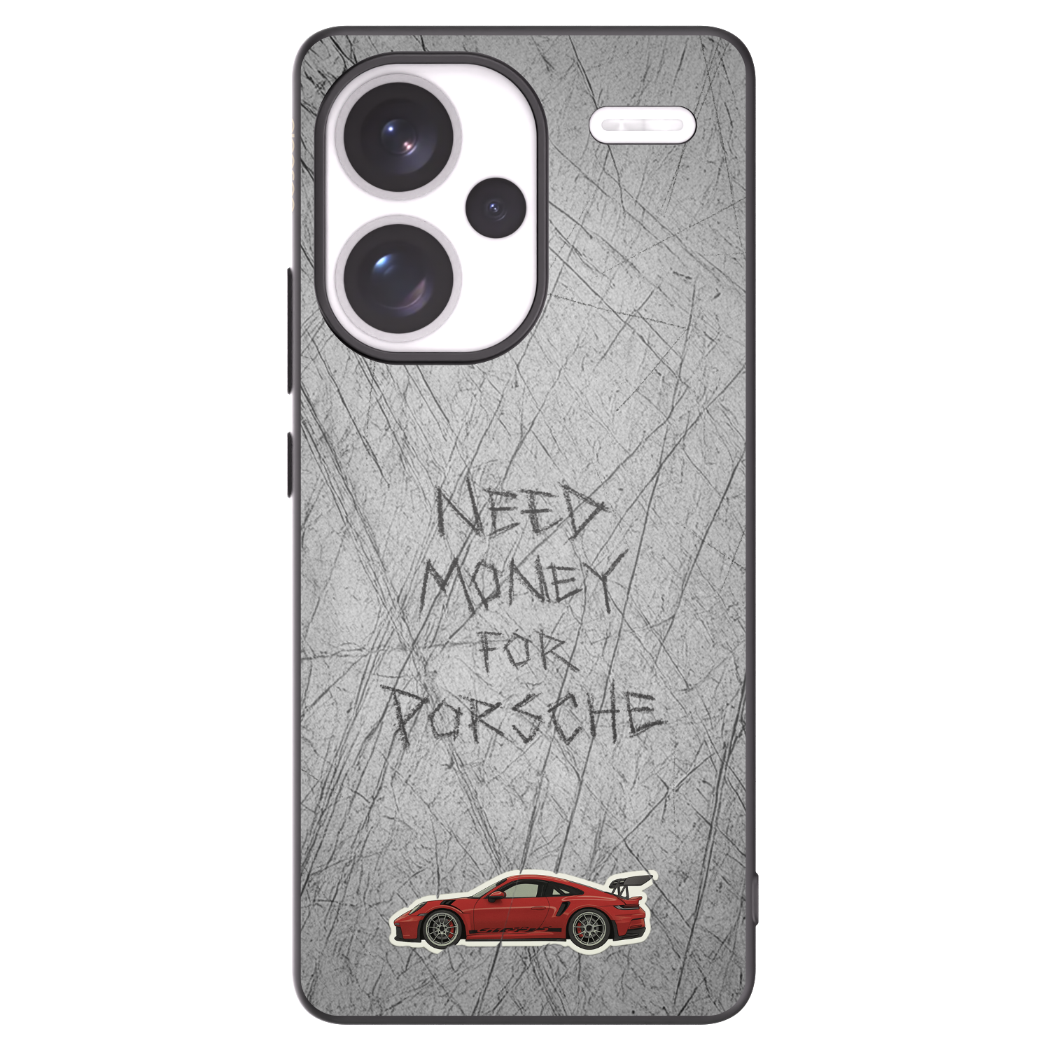 Picasee fekete szilikon tok az alábbi mobiltelefonokra Xiaomi Redmi Note 13 Pro+ 5G - Garage Scratch