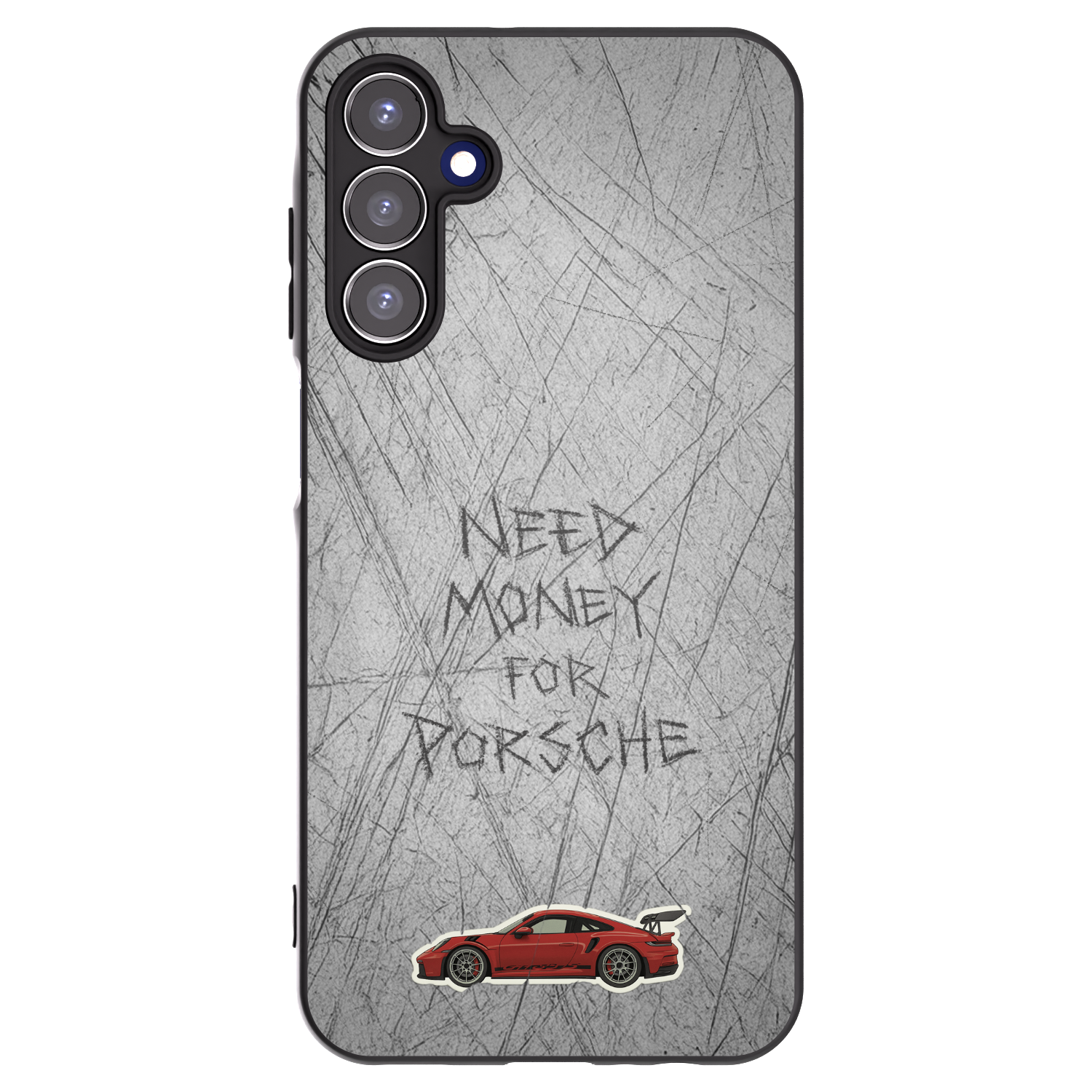 Picasee fekete szilikon tok az alábbi mobiltelefonokra Samsung Galaxy A15 A155F 4G - Garage Scratch
