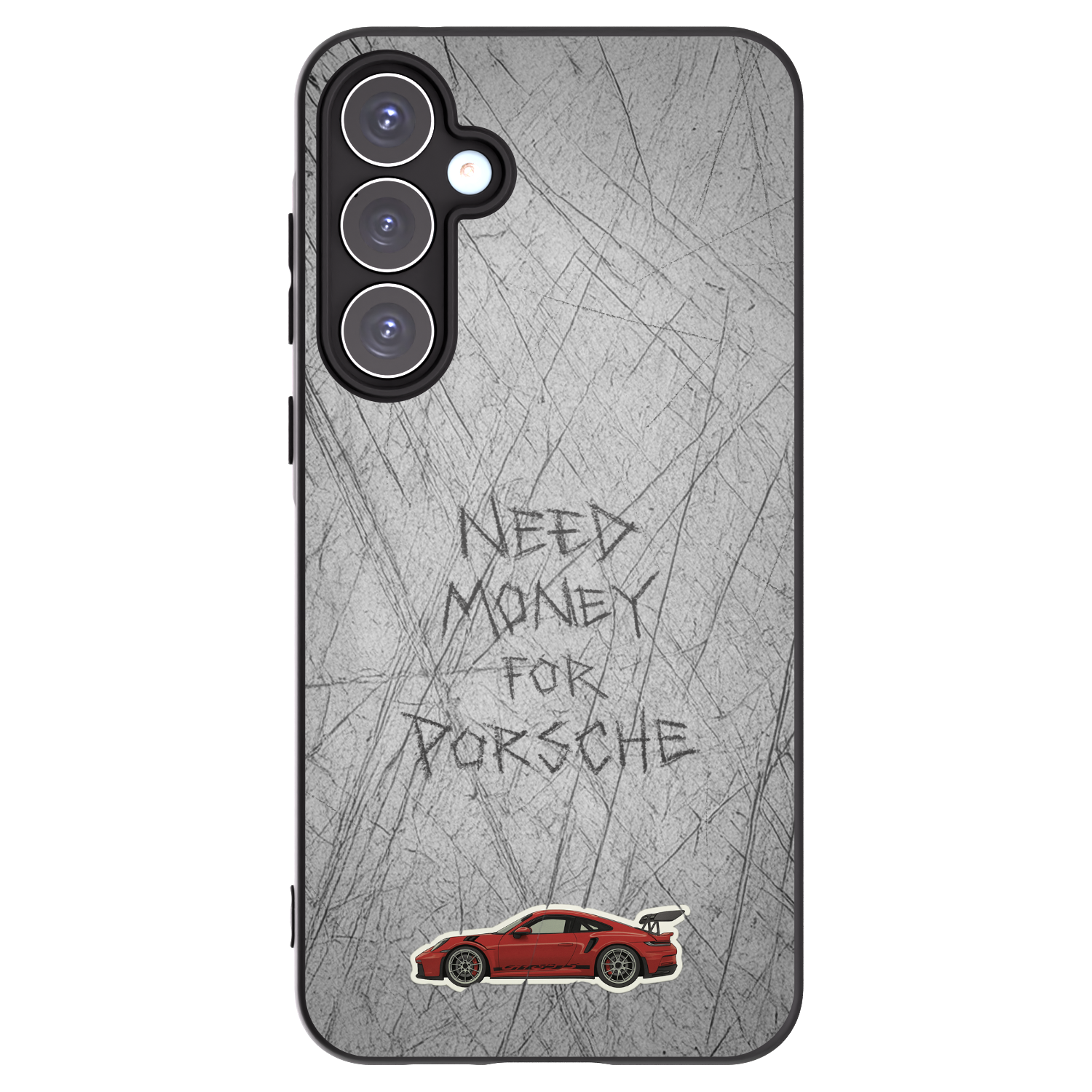 Picasee fekete szilikon tok az alábbi mobiltelefonokra Samsung Galaxy A55 5G A556B - Garage Scratch