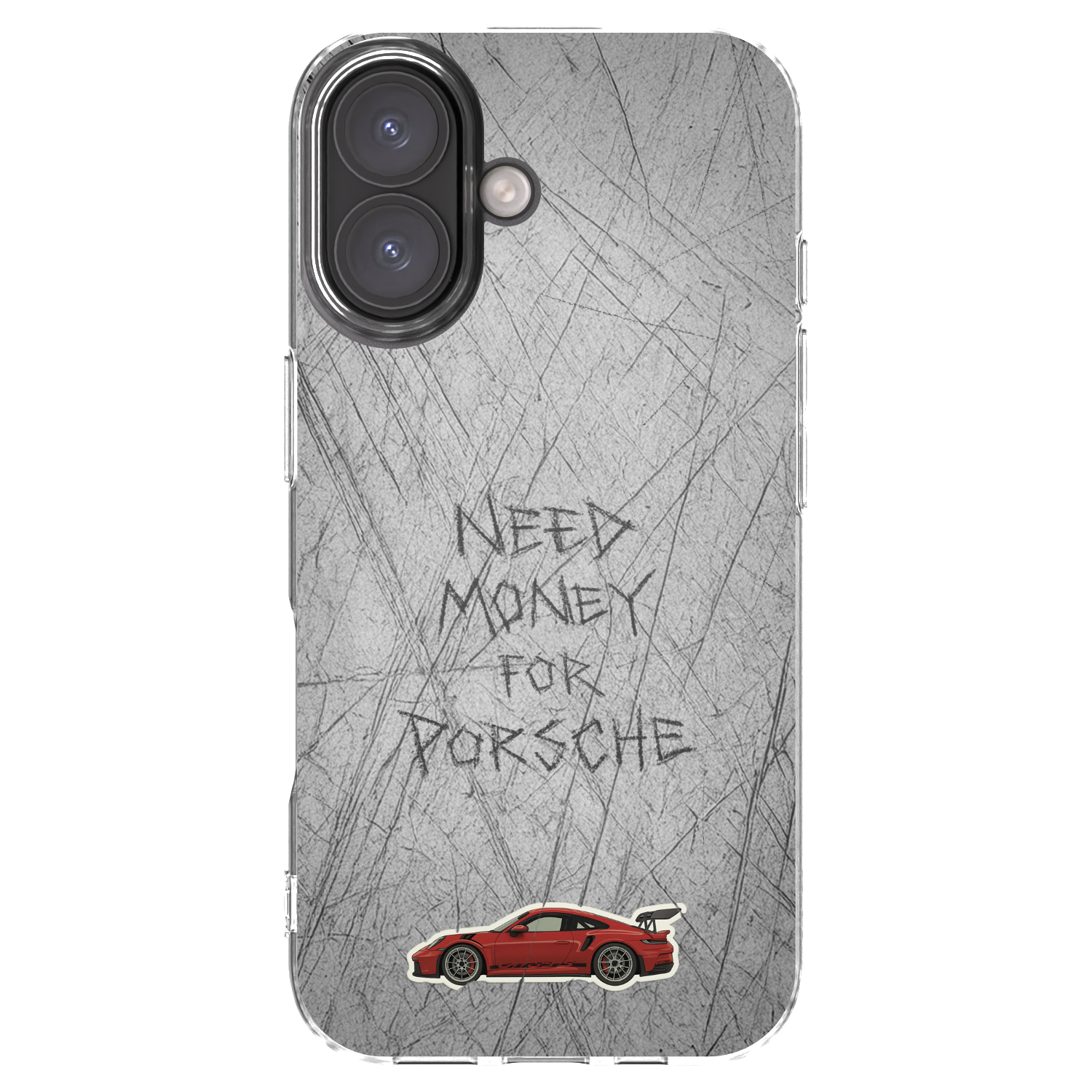 Picasee átlátszó szilikon tok az alábbi mobiltelefonokra Apple iPhone 16 - Garage Scratch