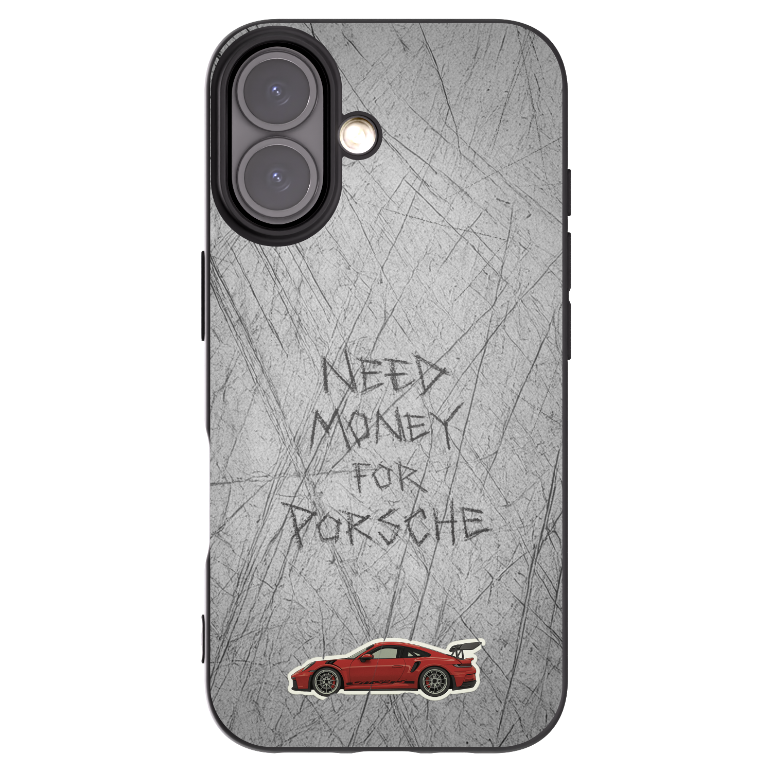 Picasee fekete szilikon tok az alábbi mobiltelefonokra Apple iPhone 16 - Garage Scratch