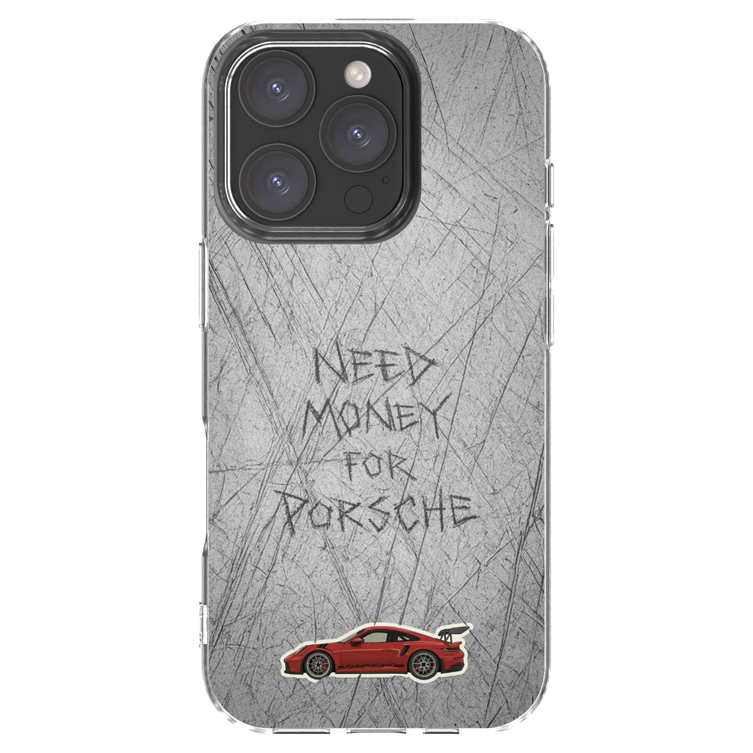 Picasee átlátszó szilikon tok az alábbi mobiltelefonokra Apple iPhone 16 Pro - Garage Scratch