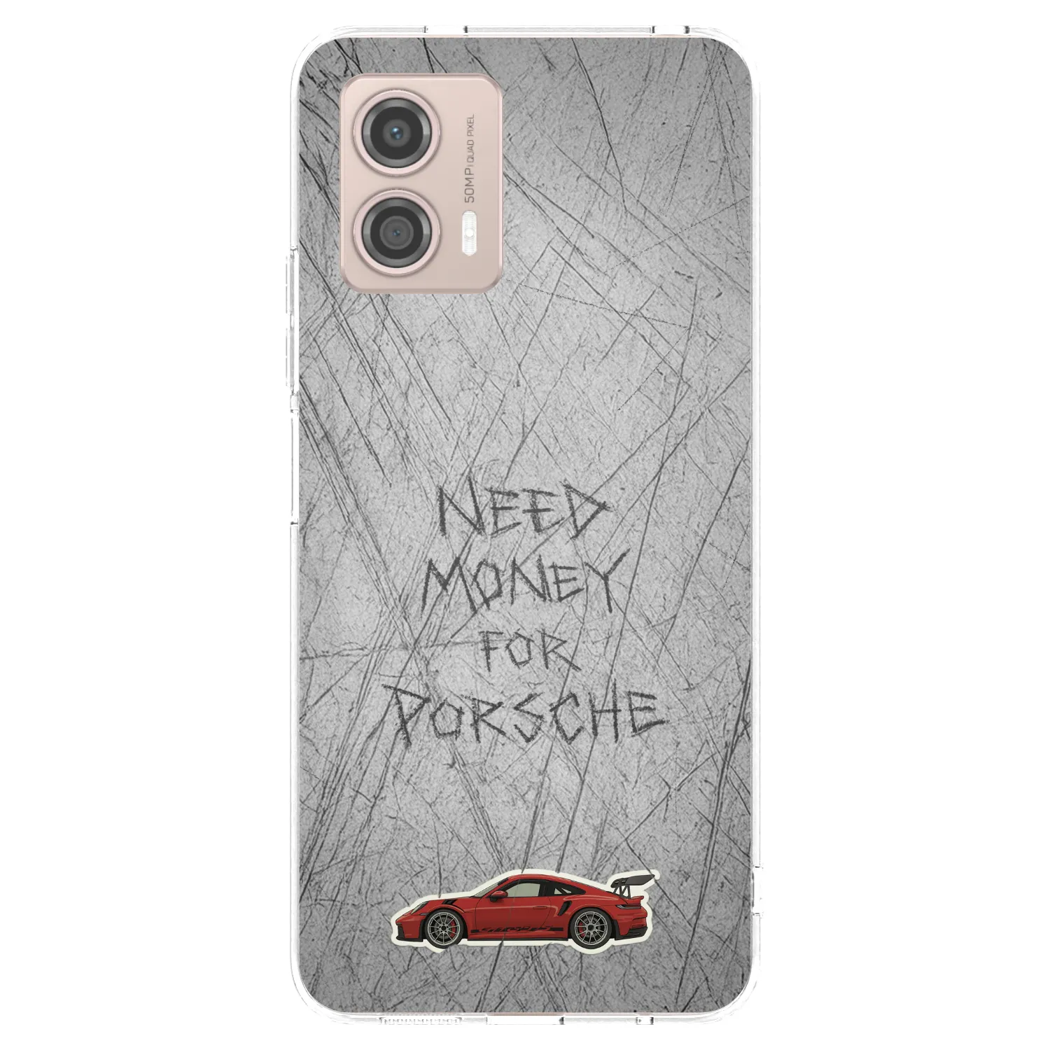 Picasee átlátszó szilikon tok az alábbi mobiltelefonokra Motorola Moto G53 5G - Garage Scratch