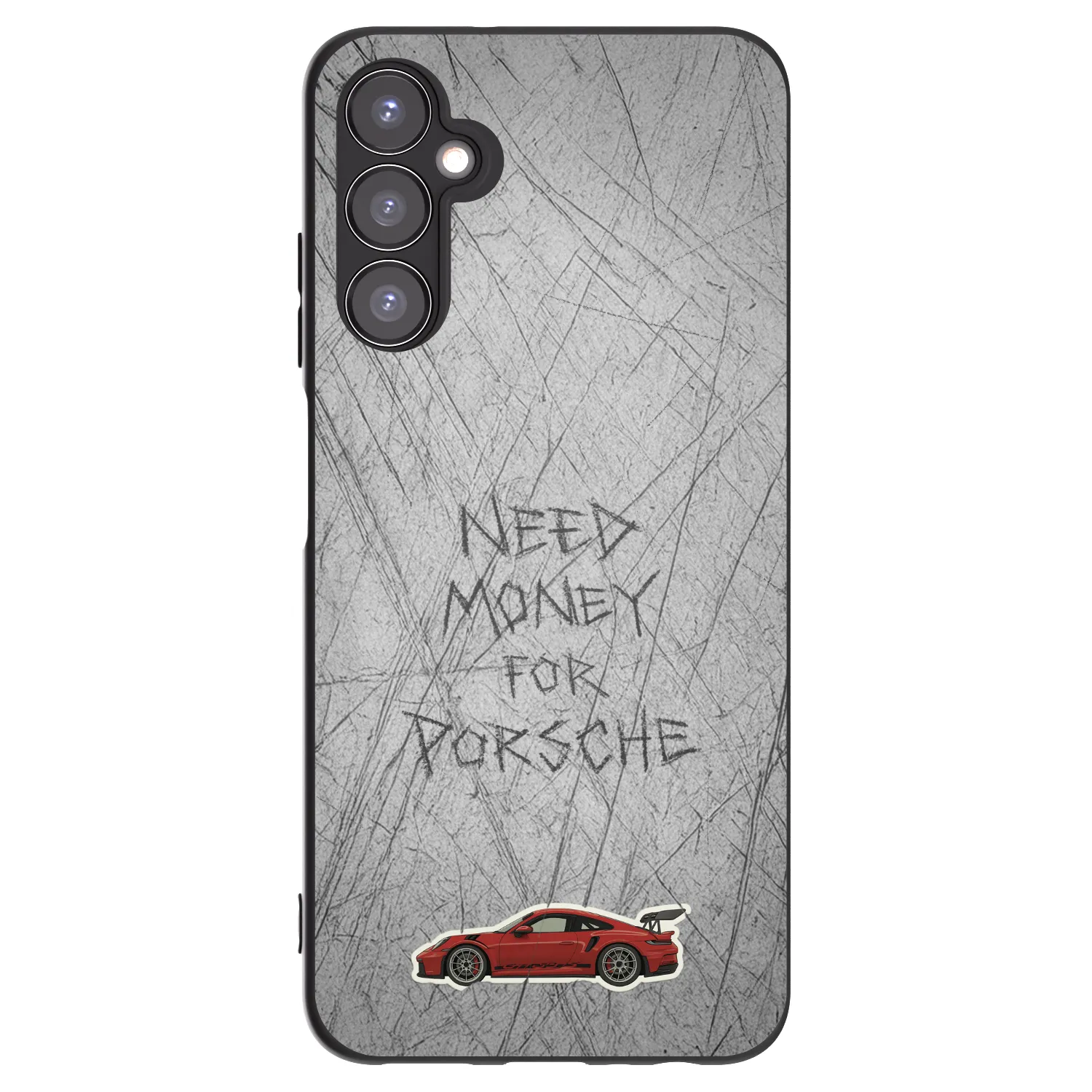 Picasee fekete szilikon tok az alábbi mobiltelefonokra Samsung Galaxy A05s A057G - Garage Scratch