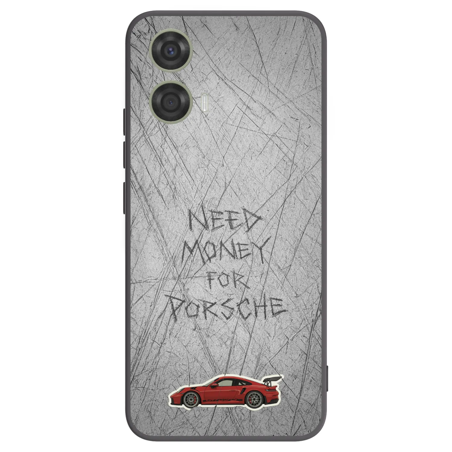 Picasee fekete szilikon tok az alábbi mobiltelefonokra Motorola Moto G24 - Garage Scratch