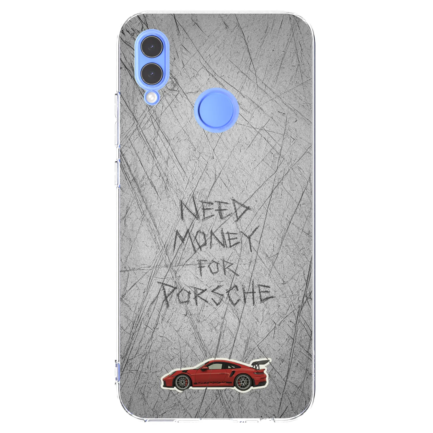 Picasee átlátszó szilikon tok az alábbi mobiltelefonokra Honor 10 Lite - Garage Scratch