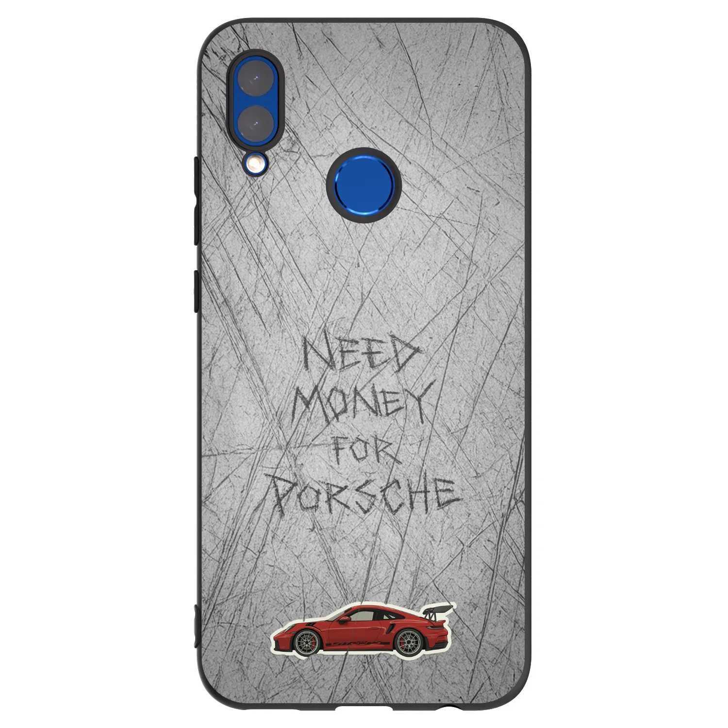Picasee fekete szilikon tok az alábbi mobiltelefonokra Honor 10 Lite - Garage Scratch