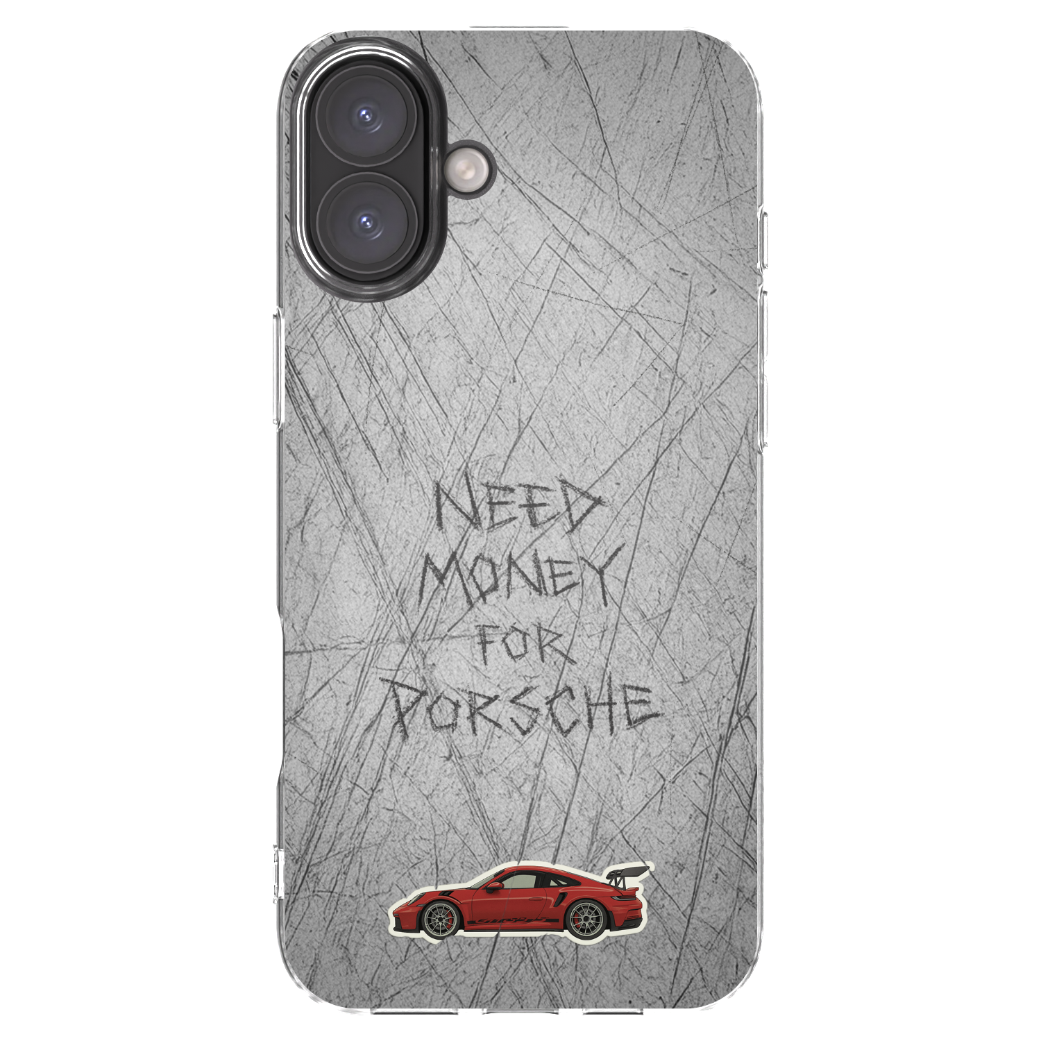 Picasee átlátszó szilikon tok az alábbi mobiltelefonokra Apple iPhone 16 Plus - Garage Scratch
