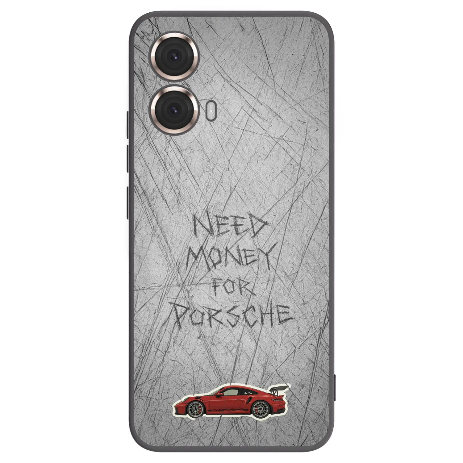 Picasee fekete szilikon tok az alábbi mobiltelefonokra Motorola Moto G85 - Garage Scratch